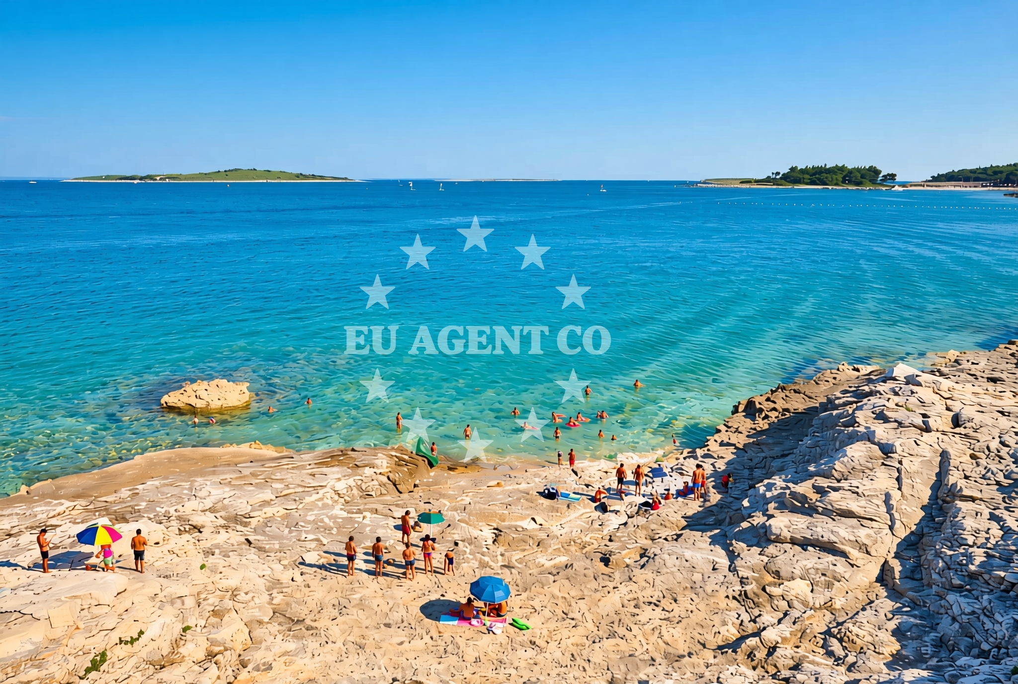 Additional view of Drazice beach in 218 Selo 1, Premantura