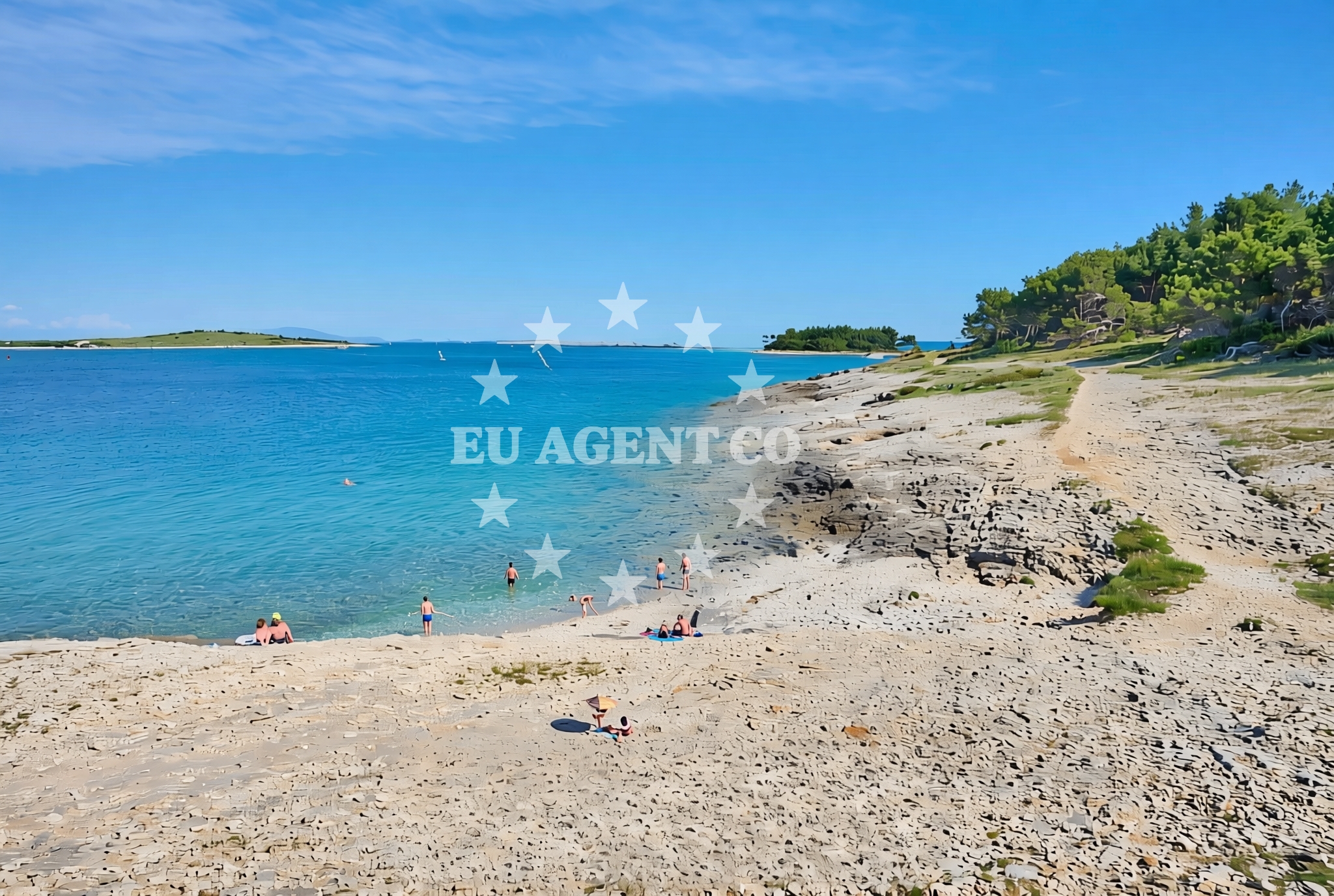 Additional view of Drazice beach in 218 Selo 1, Premantura