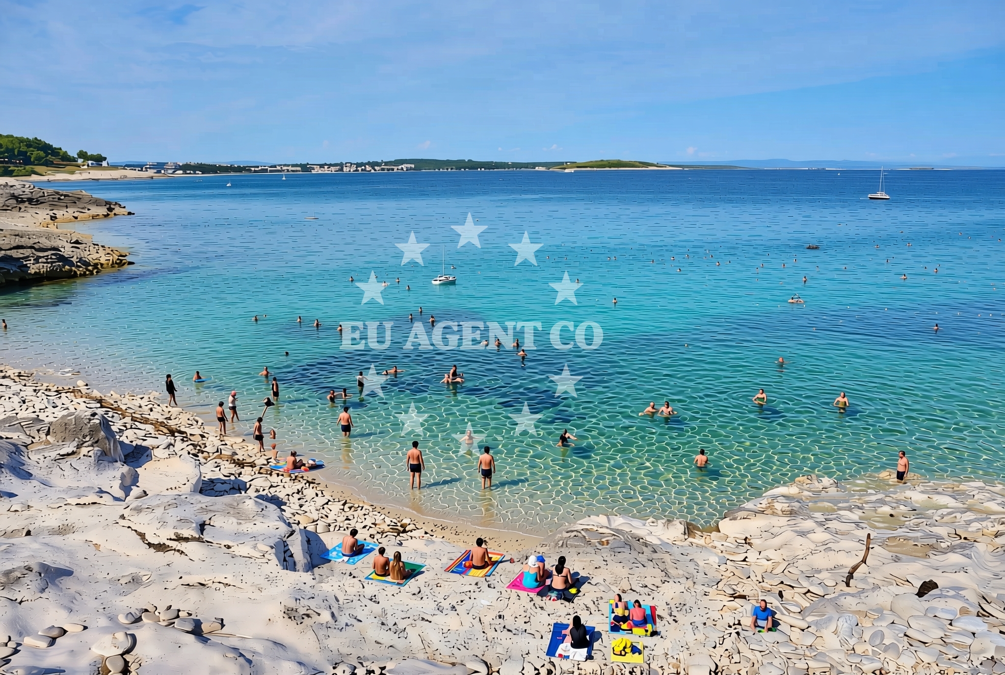 Additional view of Drazice beach in 218 Selo 1, Premantura