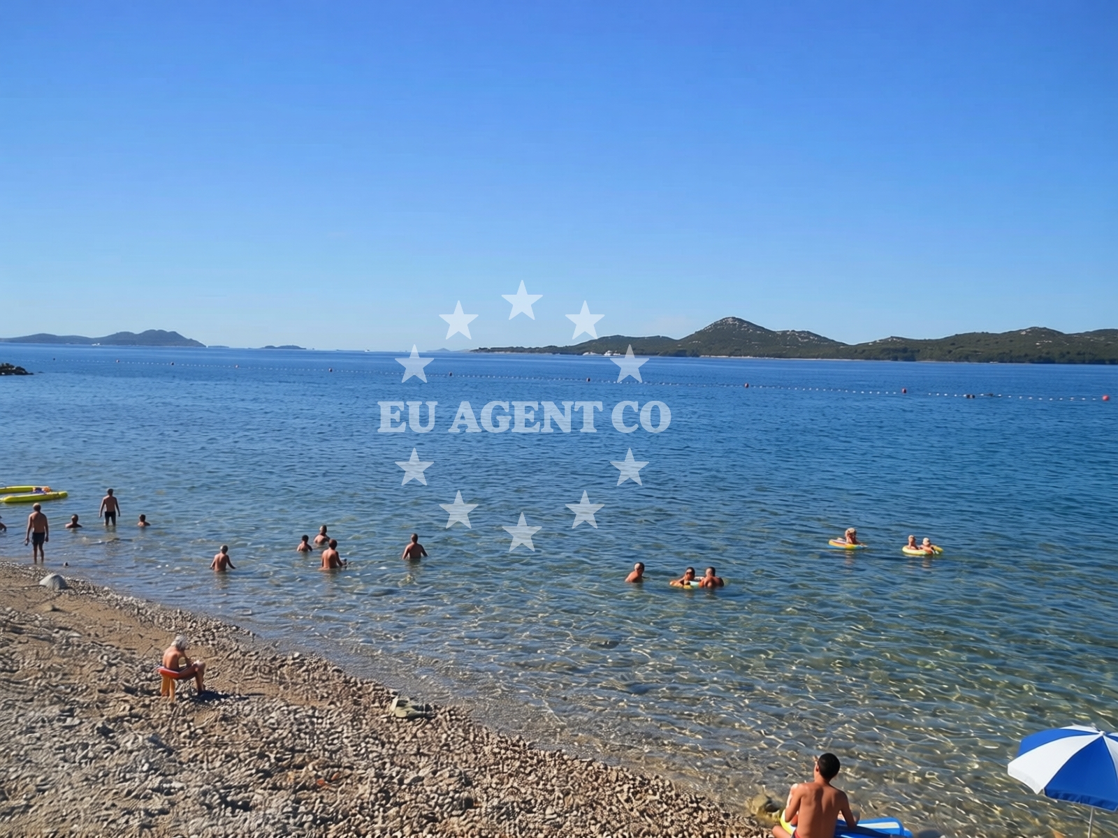 Sea and coastal view of Drazice beach in 8 Ulica Vladimira Nazora, Biograd na Moru