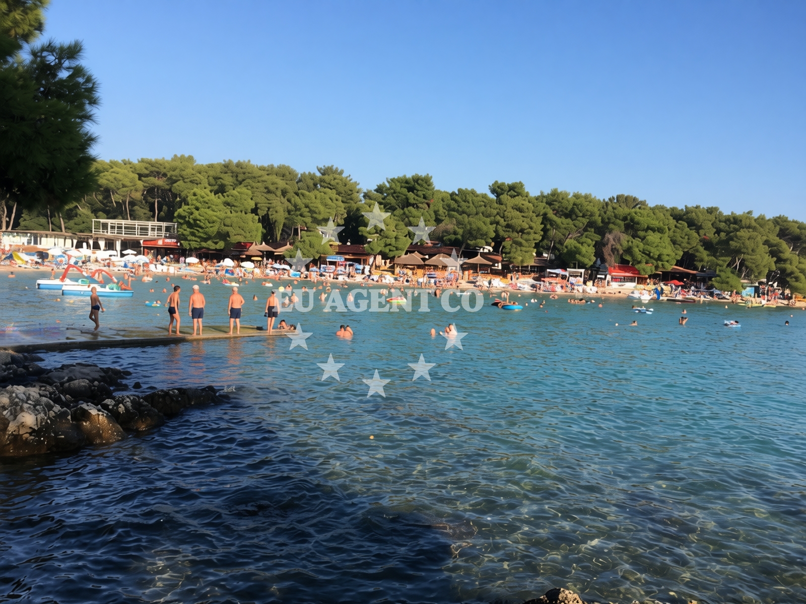 Additional view of Drazice beach in 8 Ulica Vladimira Nazora, Biograd na Moru
