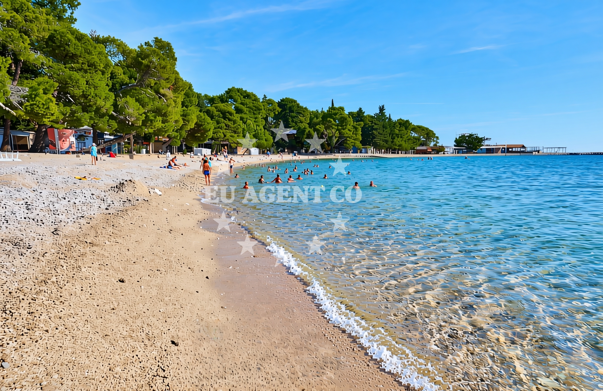 Additional view of Drazice beach in 8 Ulica Vladimira Nazora, Biograd na Moru