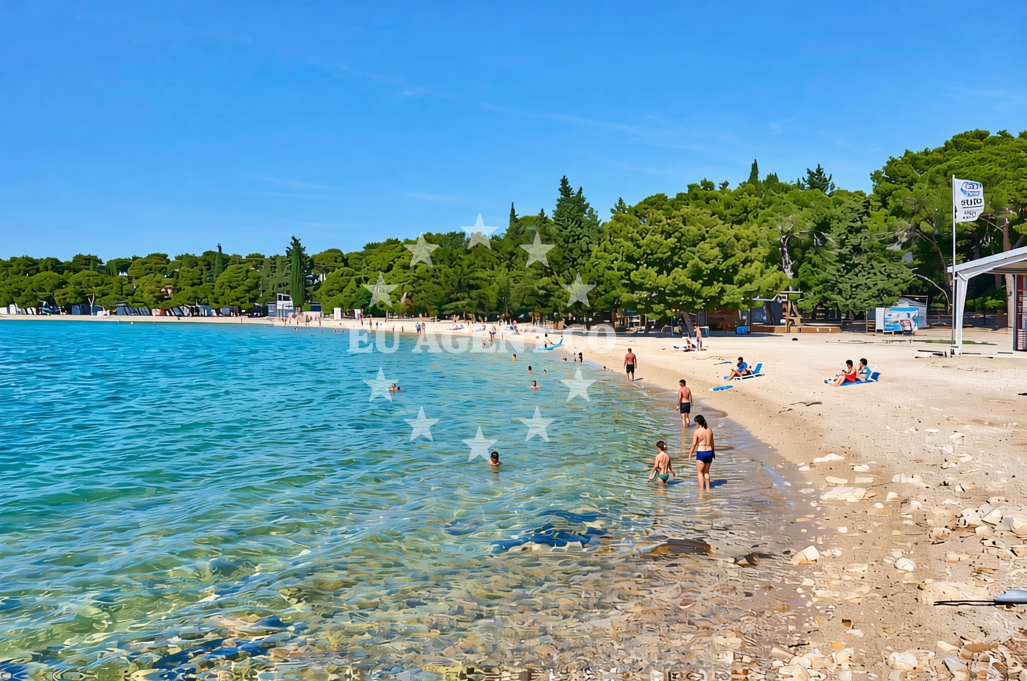 Additional view of Drazice beach in 8 Ulica Vladimira Nazora, Biograd na Moru