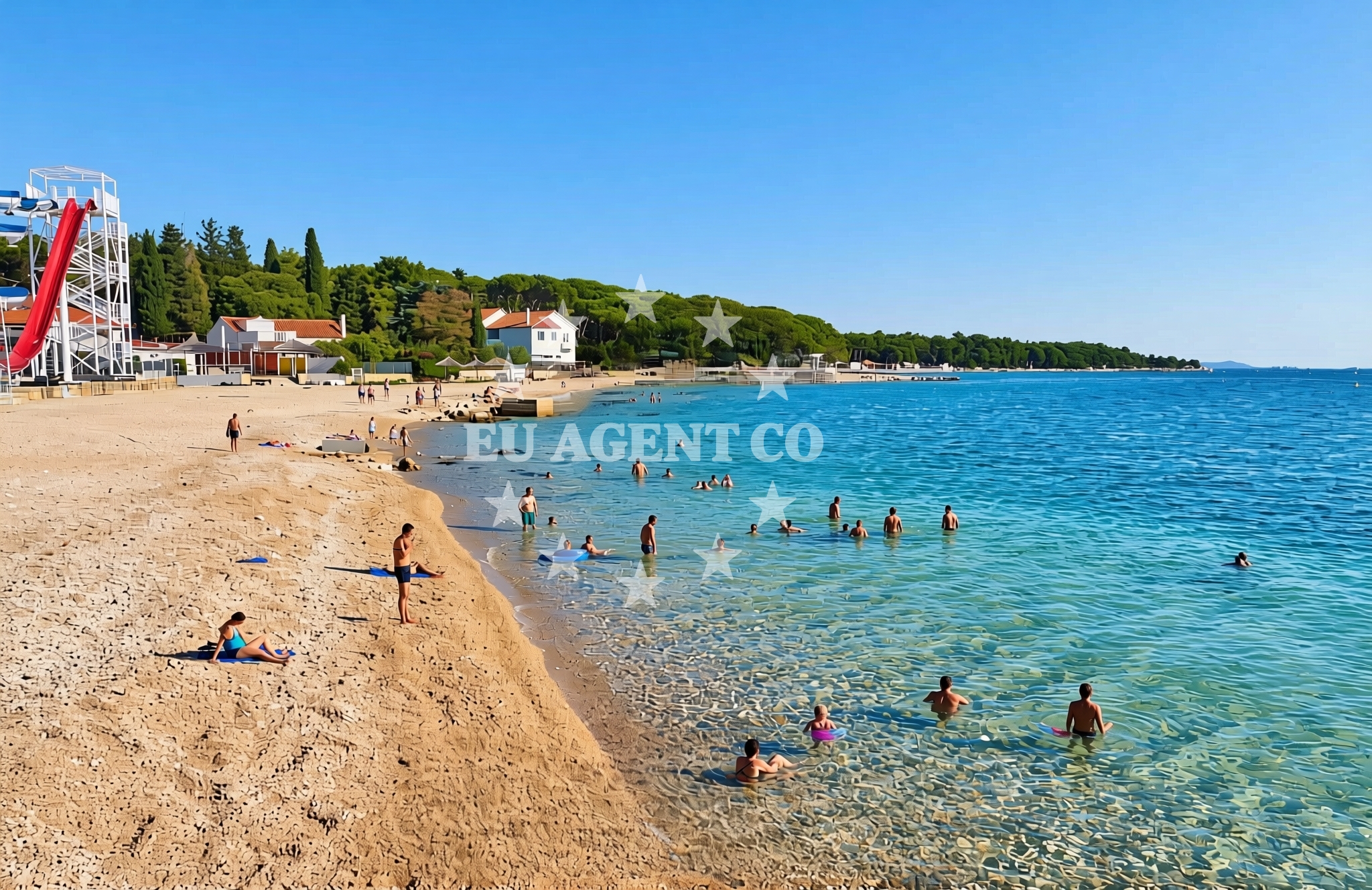 Additional view of Drazice beach in 8 Ulica Vladimira Nazora, Biograd na Moru