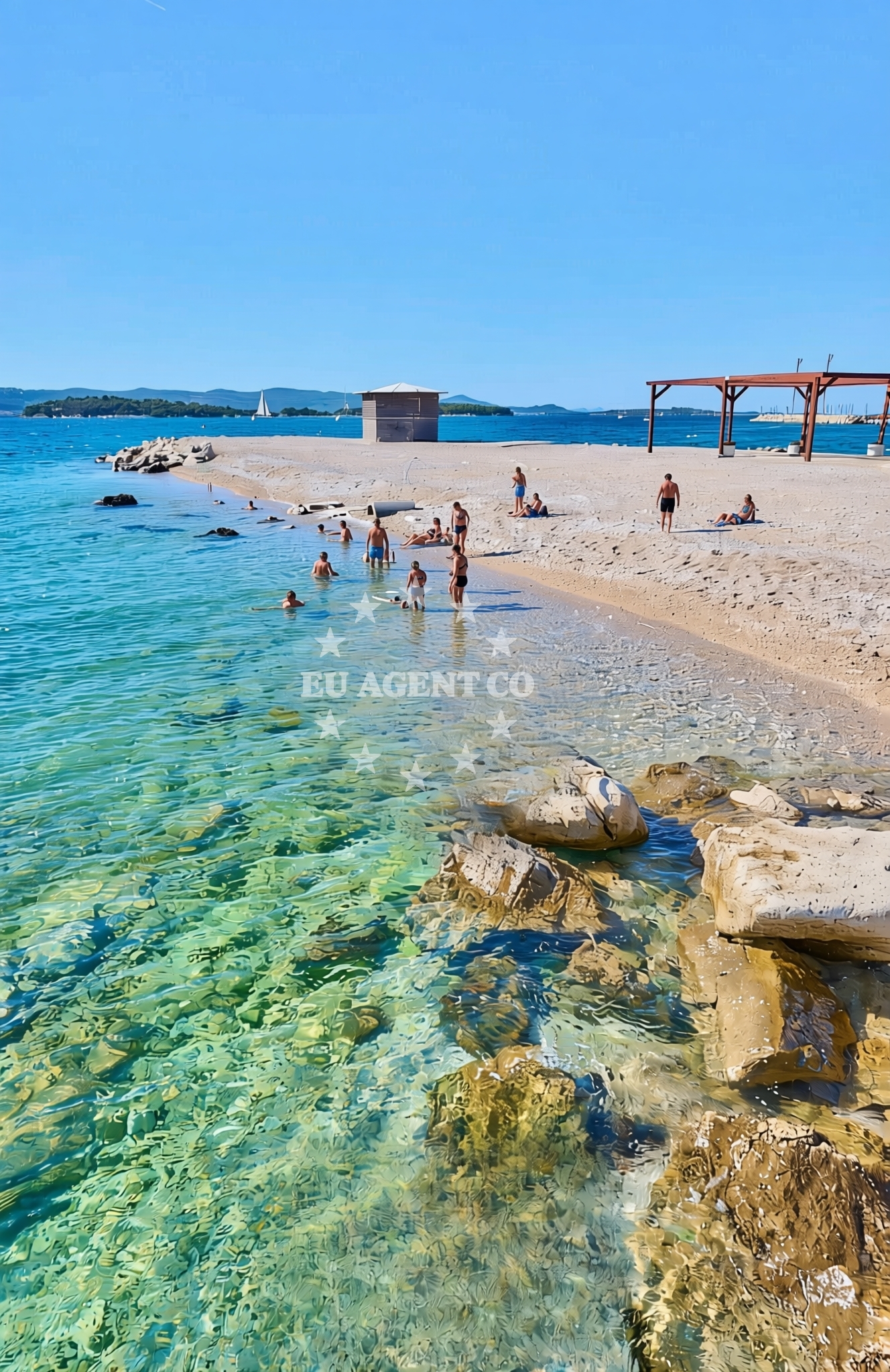 Additional view of Drazice beach in 8 Ulica Vladimira Nazora, Biograd na Moru