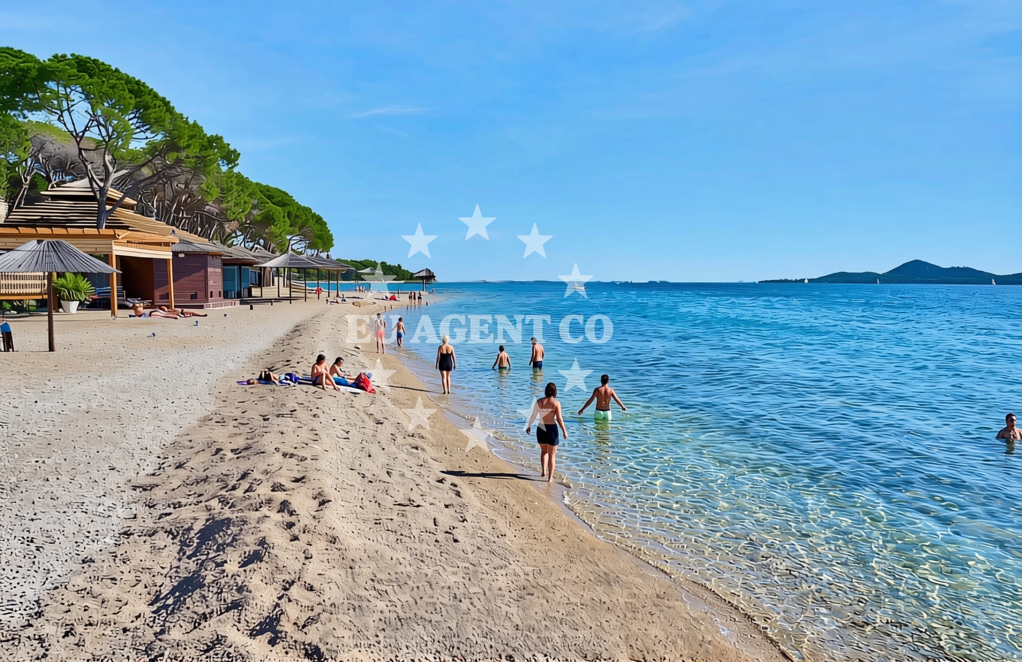 Additional view of Drazice beach in 8 Ulica Vladimira Nazora, Biograd na Moru