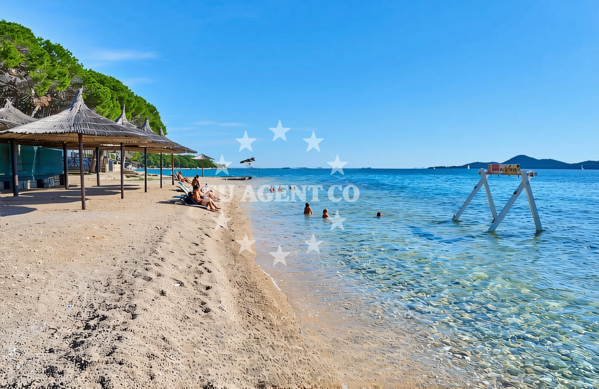 Additional view of Drazice beach in 8 Ulica Vladimira Nazora, Biograd na Moru