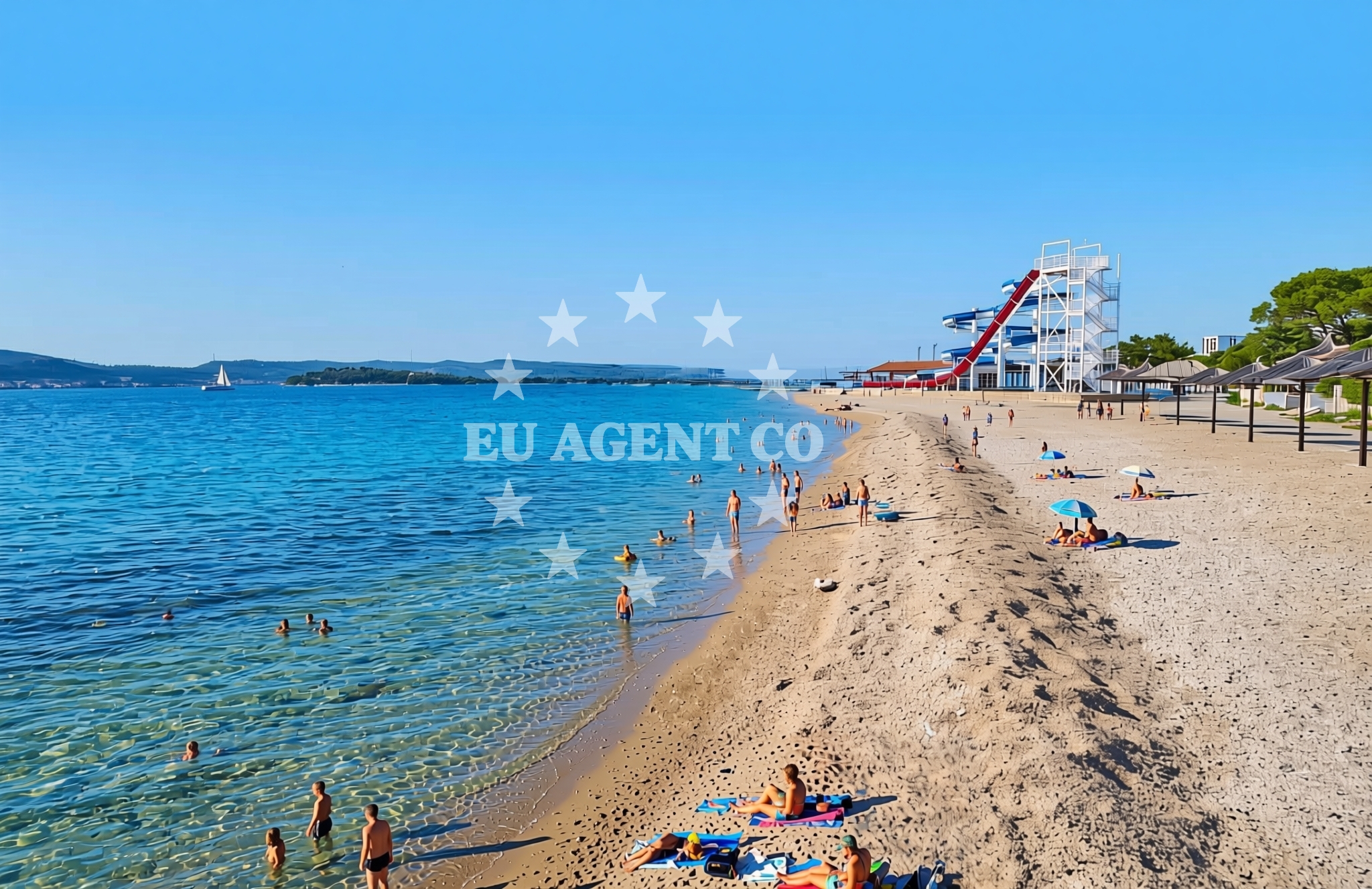Additional view of Drazice beach in 8 Ulica Vladimira Nazora, Biograd na Moru
