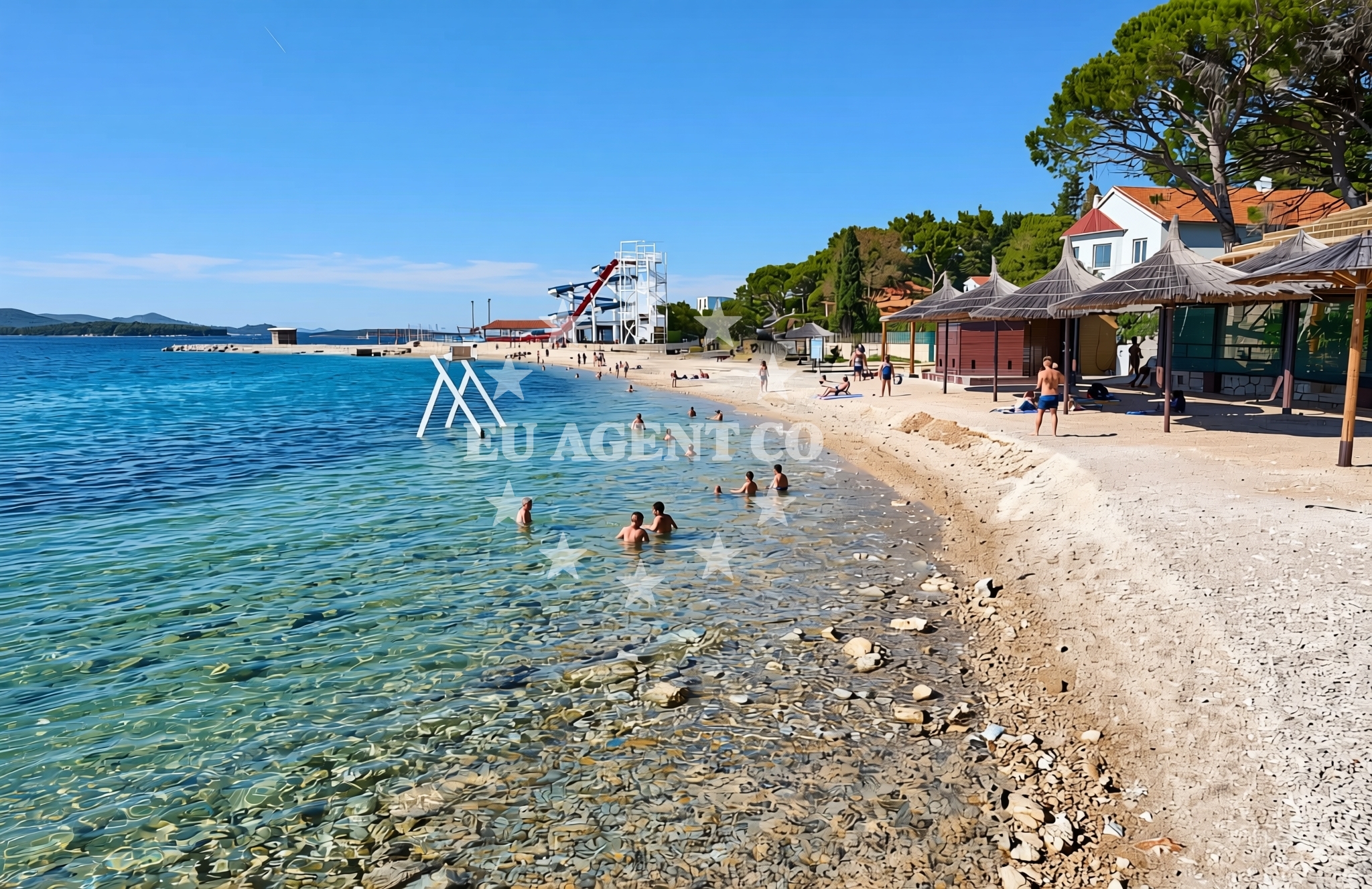 Additional view of Drazice beach in 8 Ulica Vladimira Nazora, Biograd na Moru