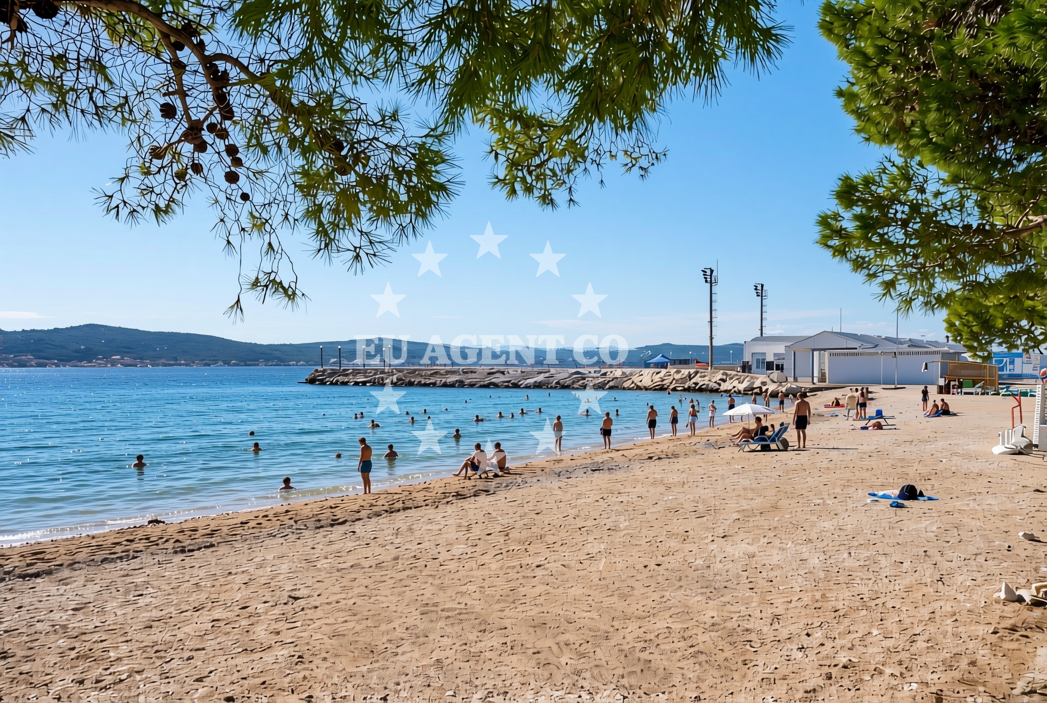 Additional view of Drazice beach in 8 Ulica Vladimira Nazora, Biograd na Moru