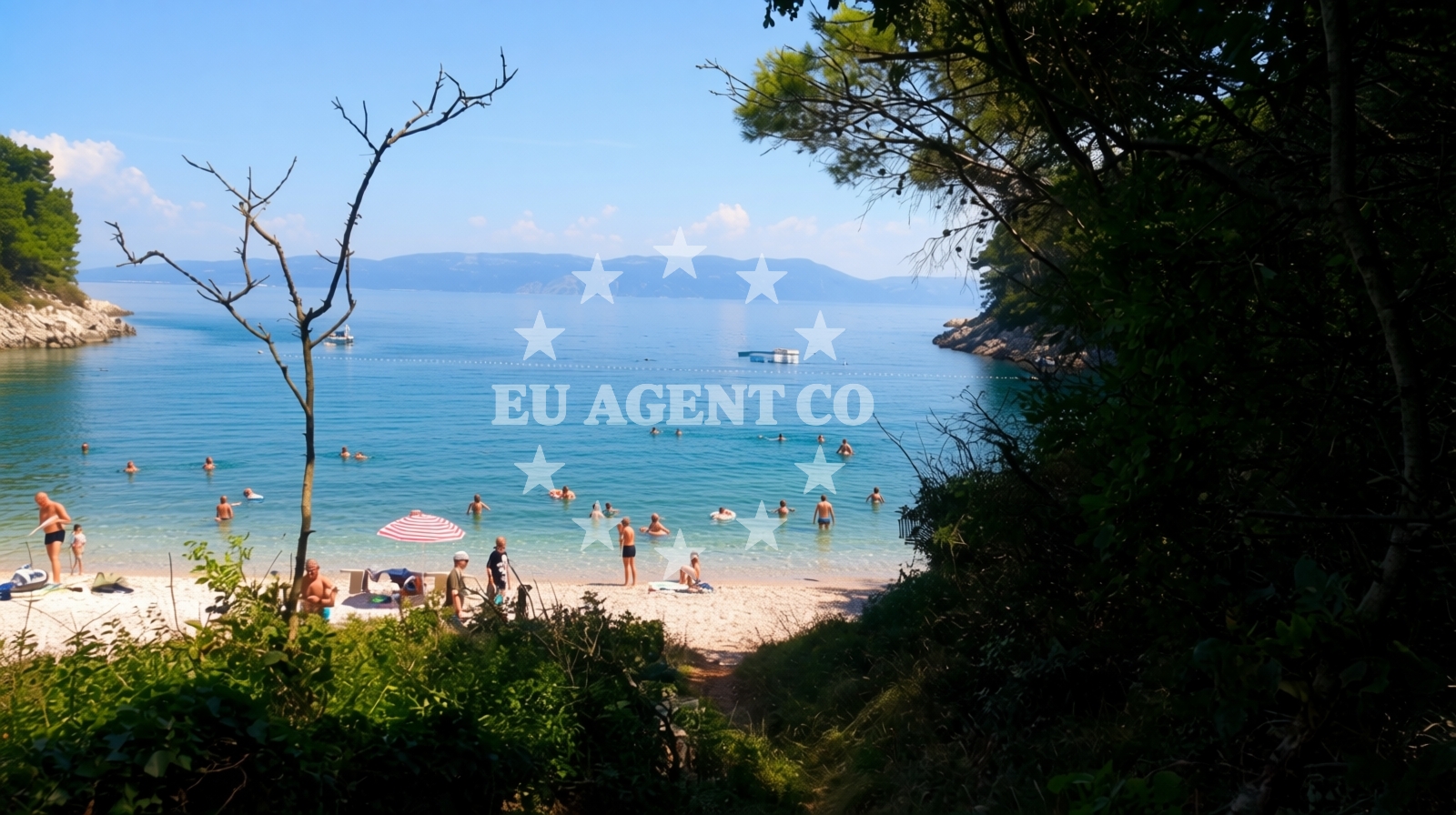 Additional view of Drenje beach in Marina 39 Sveta Marina, Rabac
