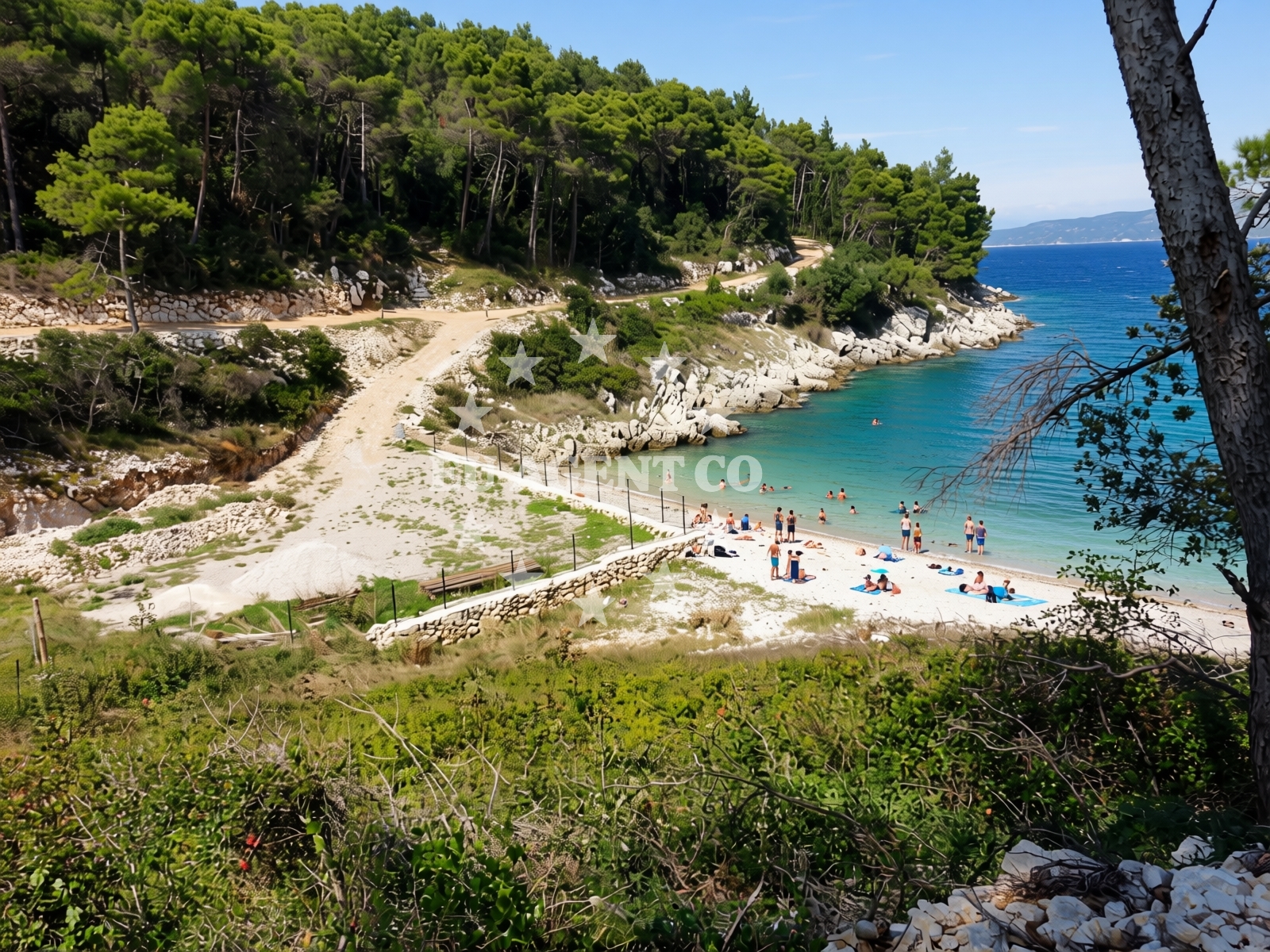 Additional view of Drenje beach in Marina 39 Sveta Marina, Rabac