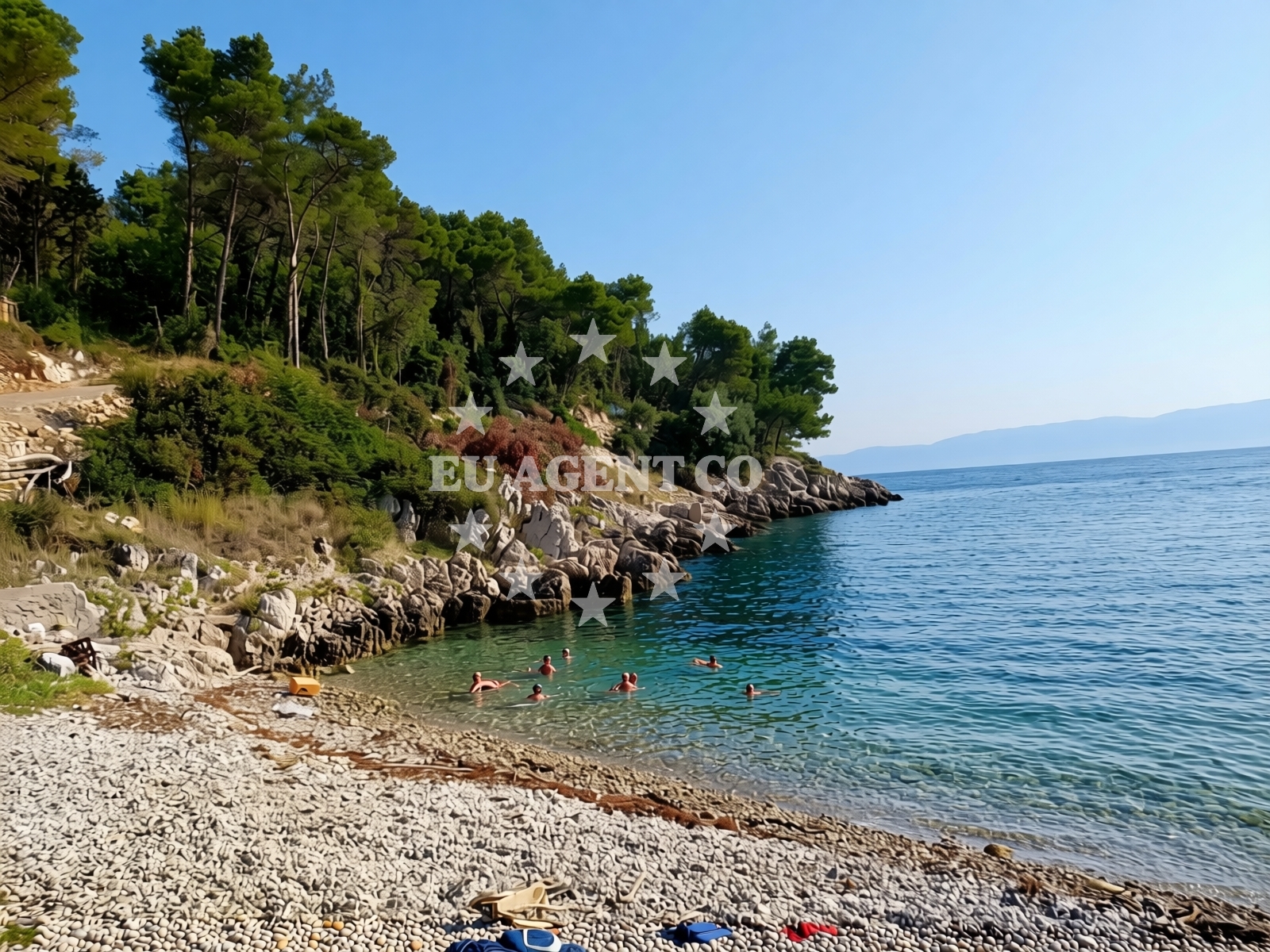 Additional view of Drenje beach in Marina 39 Sveta Marina, Rabac