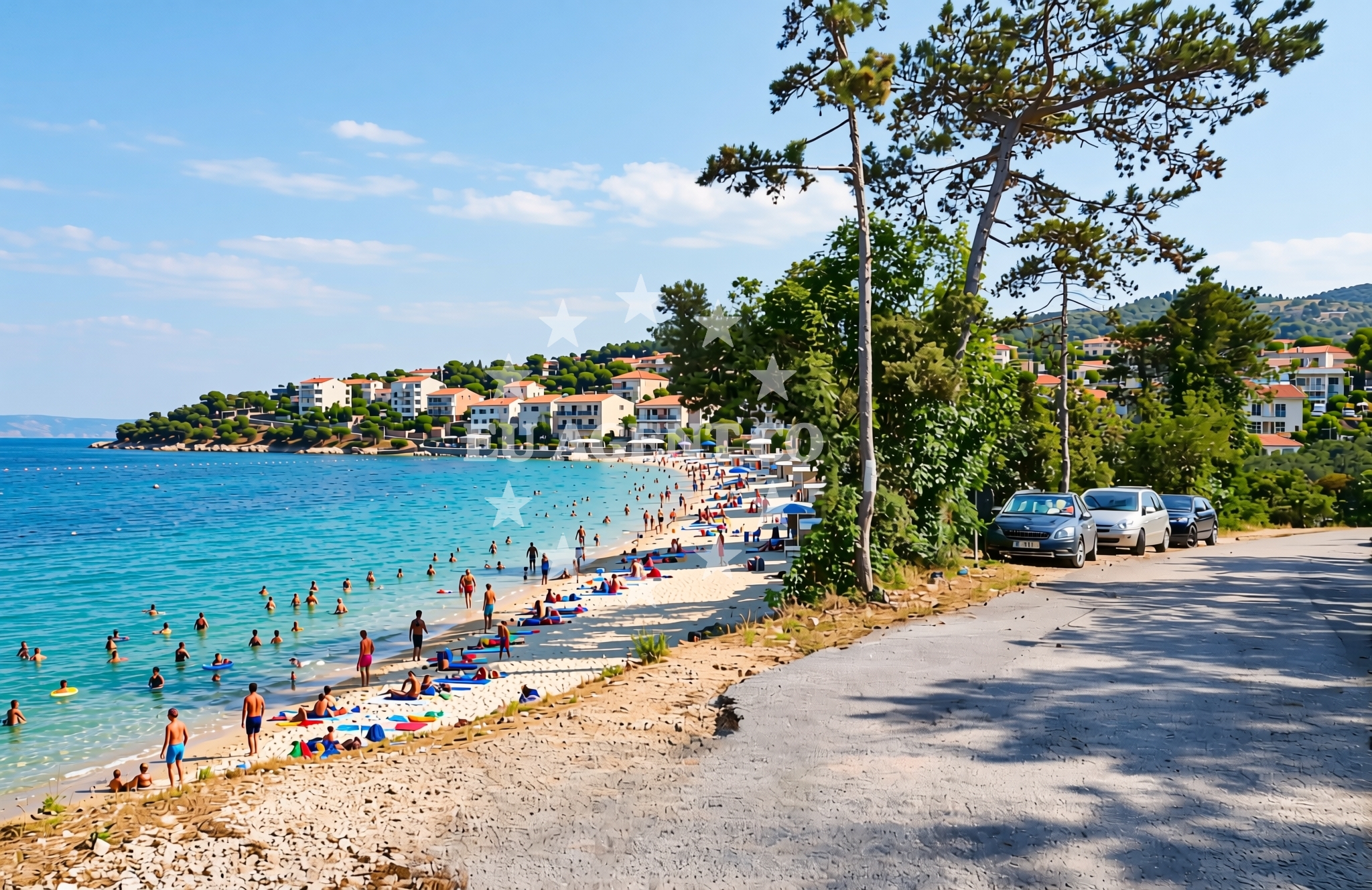 Beach facilities and surroundings at Drenje (Raša): beaches and coves in Drenje (Raša)