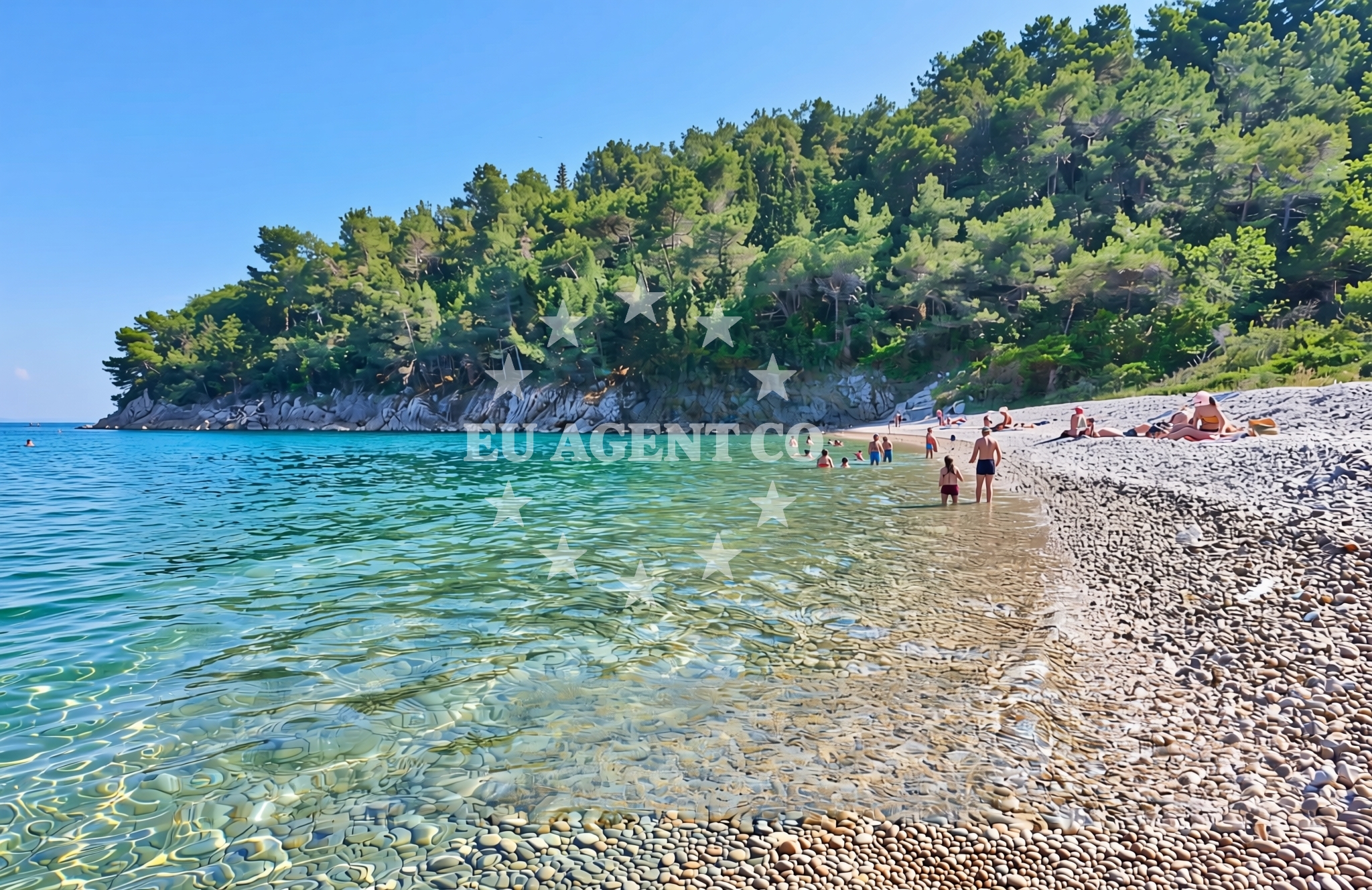 Additional view of Drenje (Raša): beaches and coves in Drenje (Raša)
