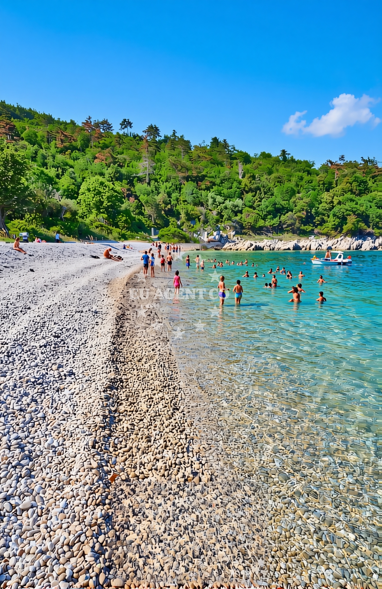 Additional view of Drenje (Raša): beaches and coves in Drenje (Raša)
