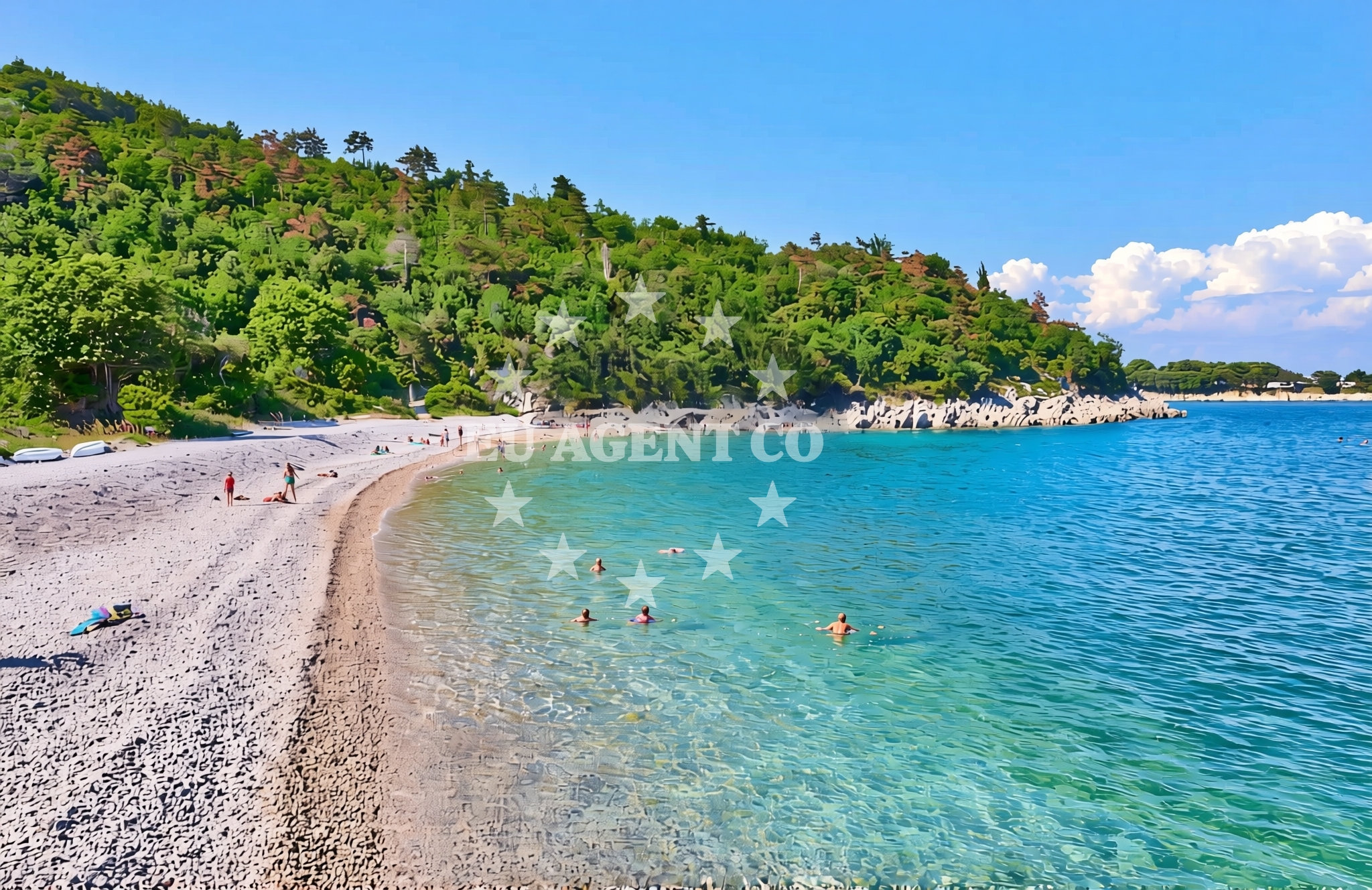 Additional view of Drenje (Raša): beaches and coves in Drenje (Raša)