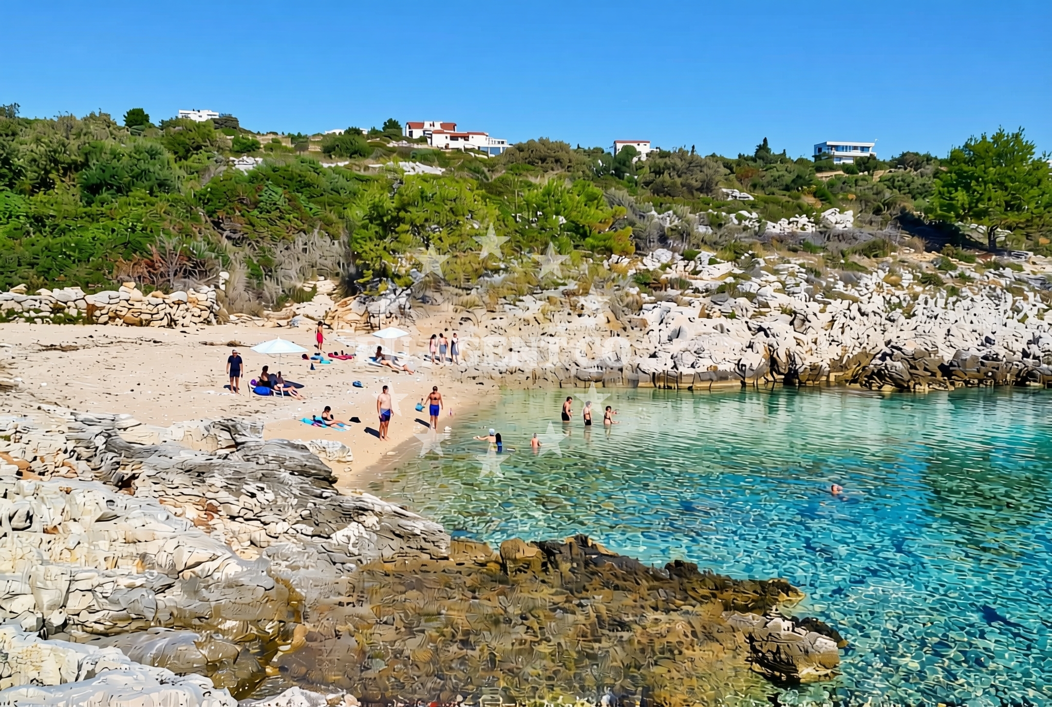 Overview of Drmač zapad, Zečevo Rogozničko Beach in Drmač zapad