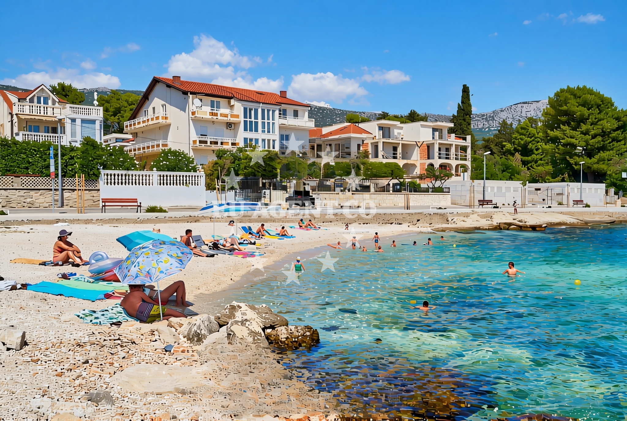 Additional view of Drugi nasip, Kaštel Stari Beach in Drugi nasip