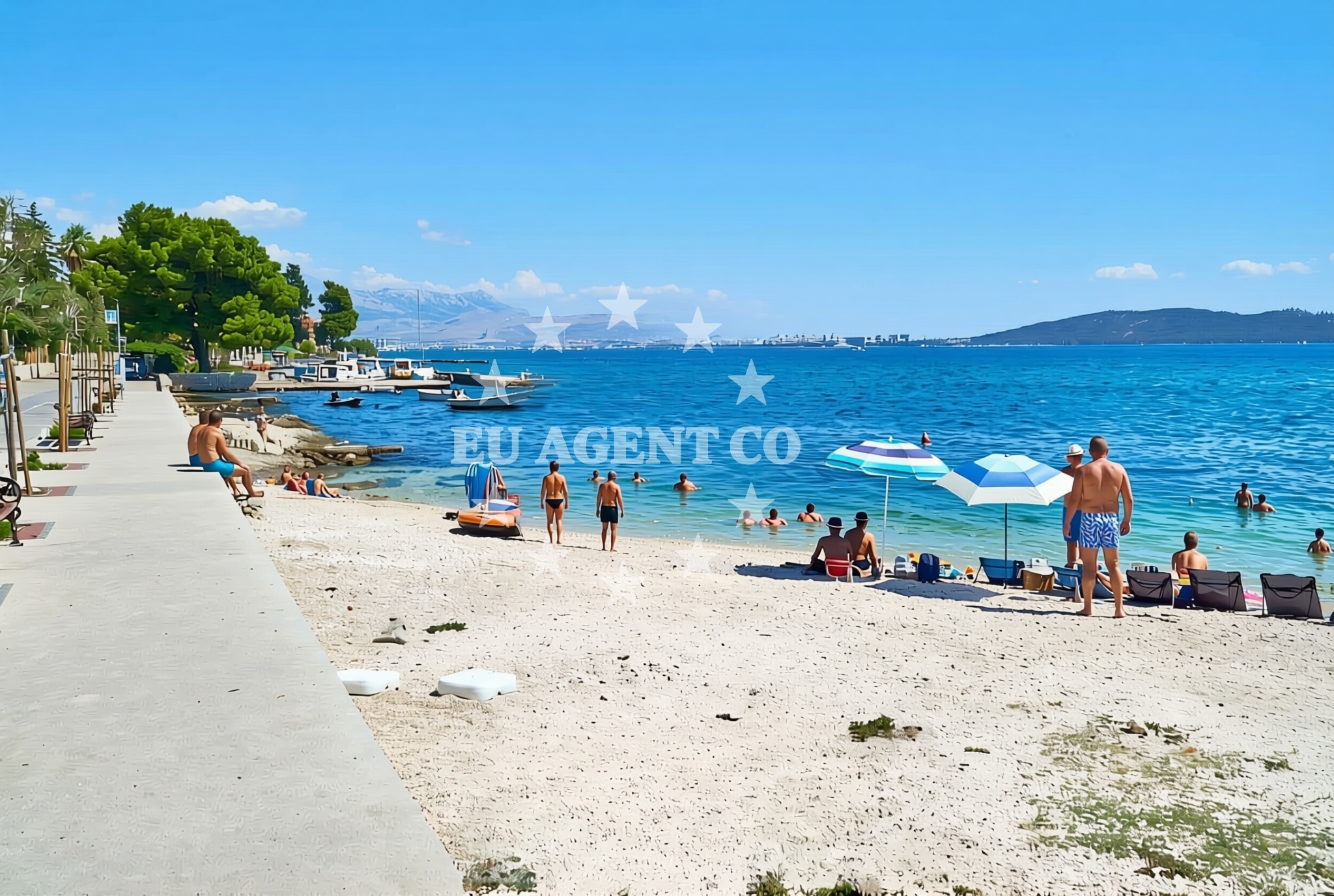 Additional view of Drugi nasip, Kaštel Stari Beach in Drugi nasip