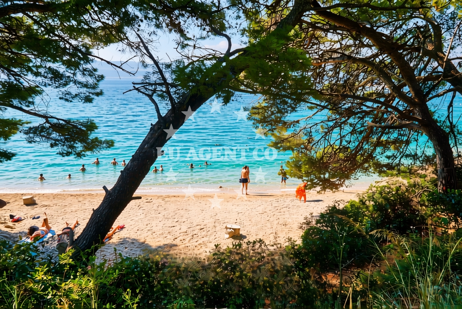 Sea and coastal view of Drvenik (Gradac): beaches and coves (21) in Drvenik (Gradac)