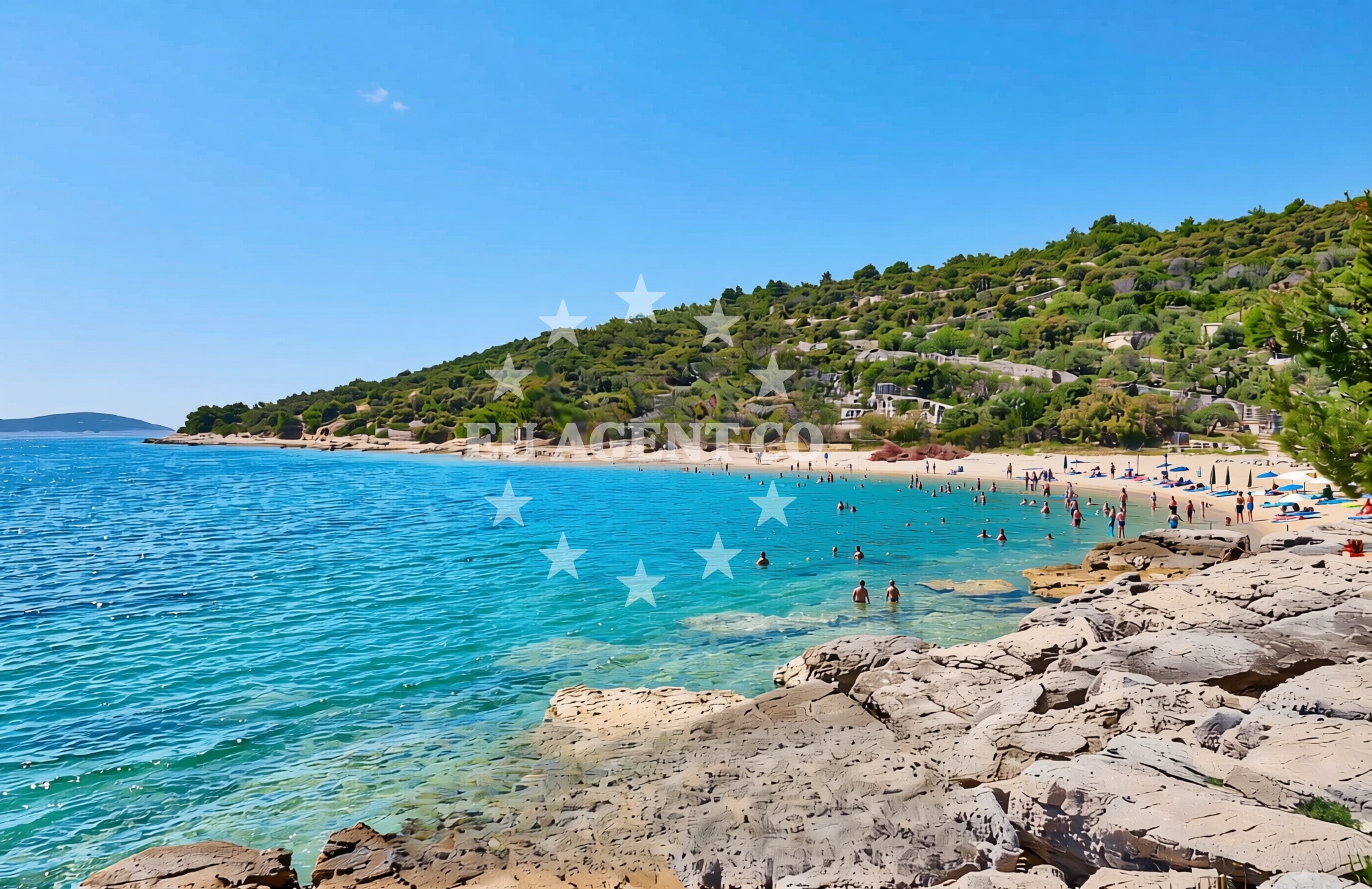 Shoreline and swimming area at Drvenik Veliki (Drvenik Veli): beaches and coves (10) in Drvenik Veliki (Drvenik Veli)