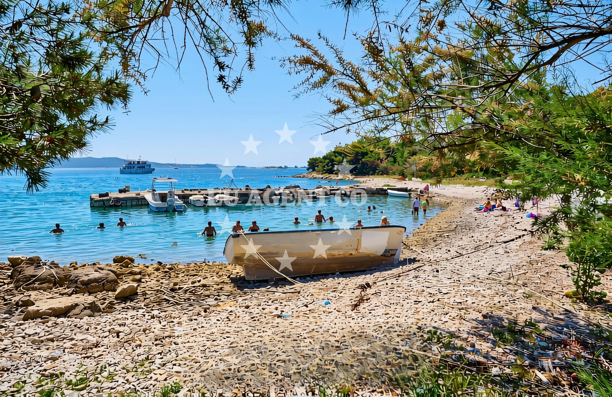 Sea and coastal view of Drvenik Veliki (Drvenik Veli): beaches and coves (10) in Drvenik Veliki (Drvenik Veli)