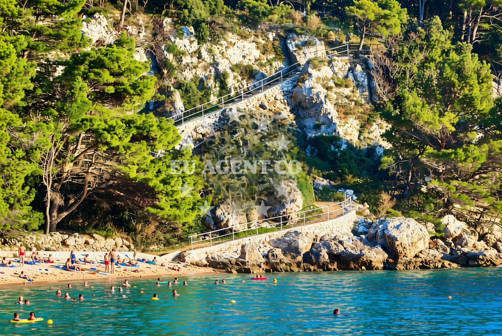 Additional view of Duba beach in Franičevići 5, Živogošće