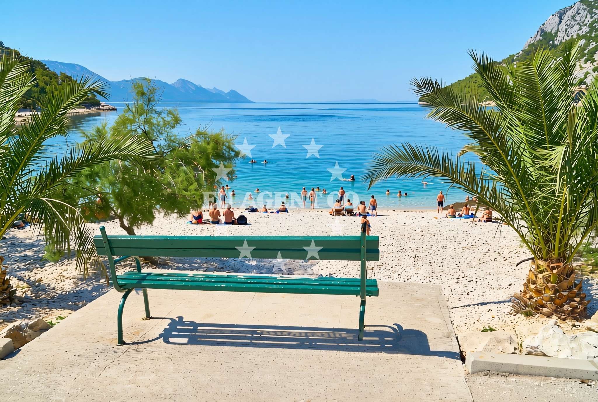 Additional view of Duba beach in Duba, Kremena