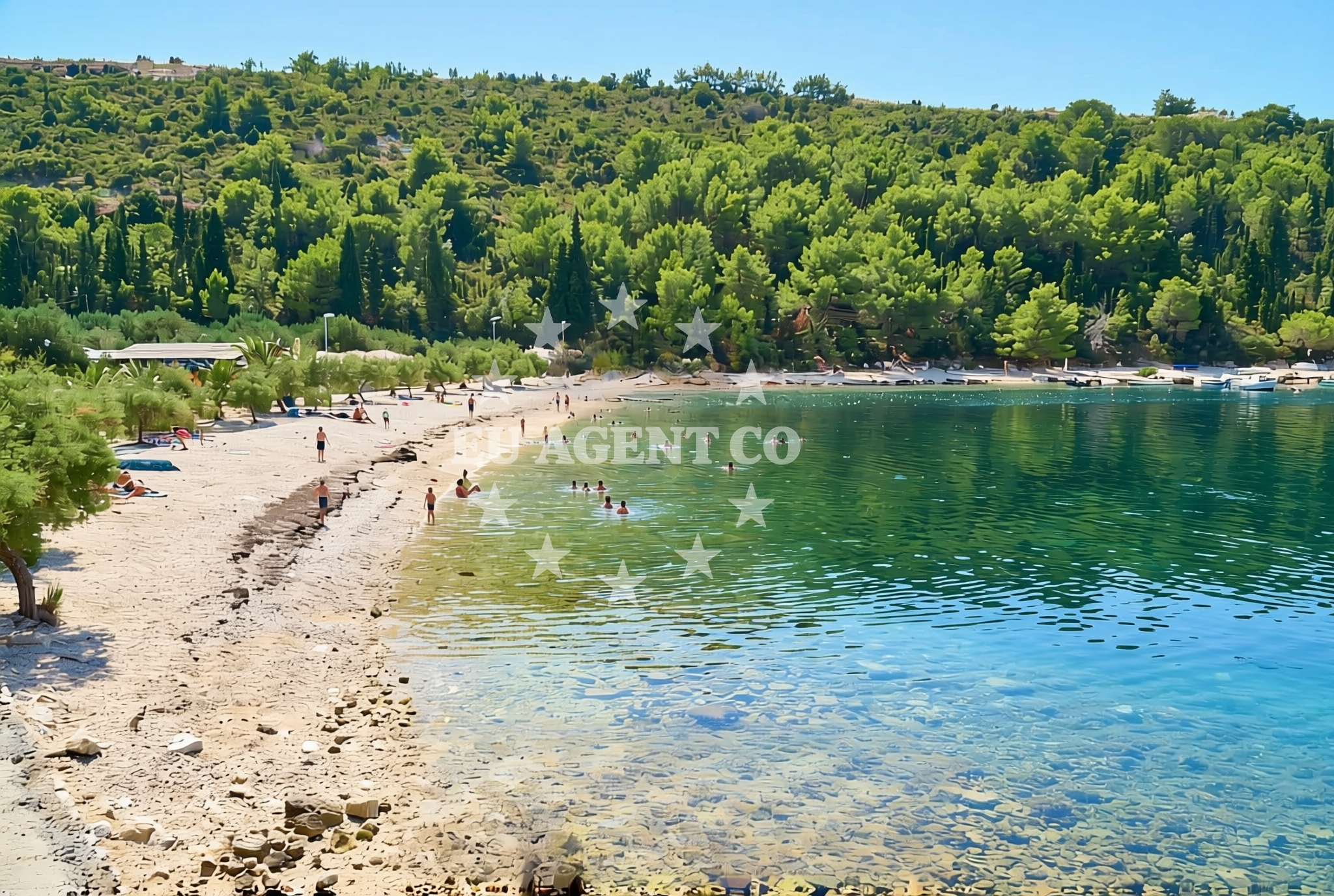Additional view of Duba beach in Duba, Kremena