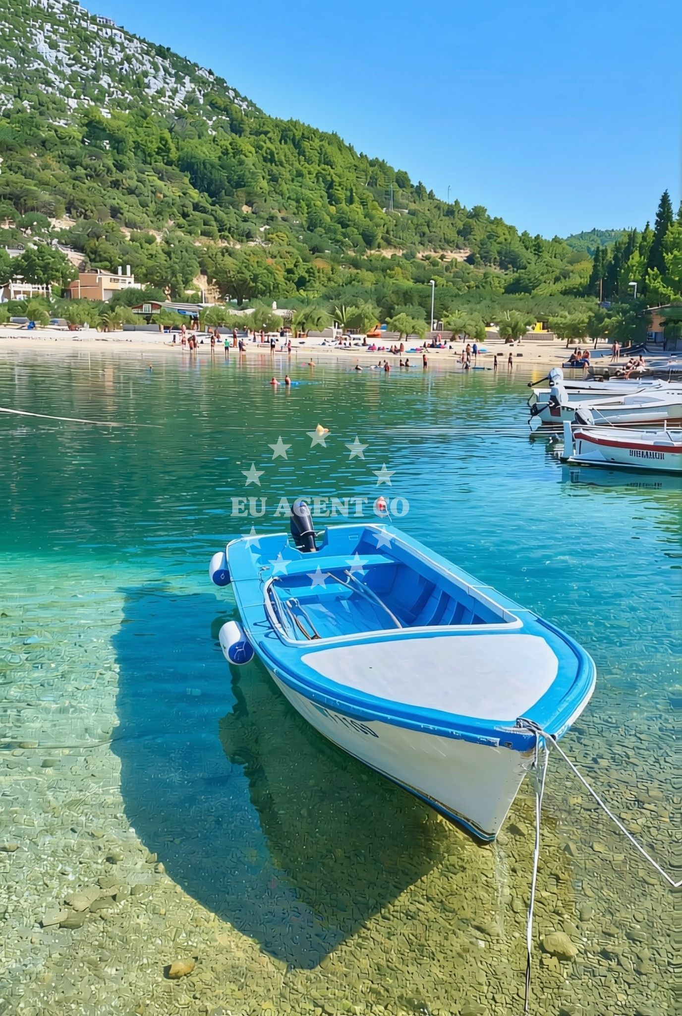Additional view of Duba beach in Duba, Kremena