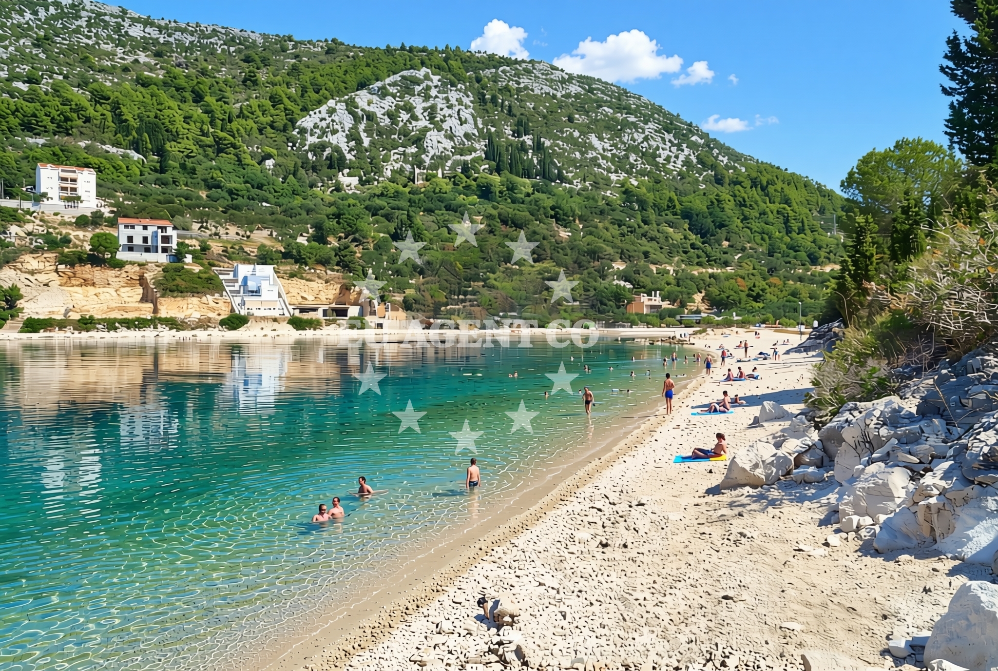 Additional view of Duba jug, Duba (Slivno) Beach in Duba jug