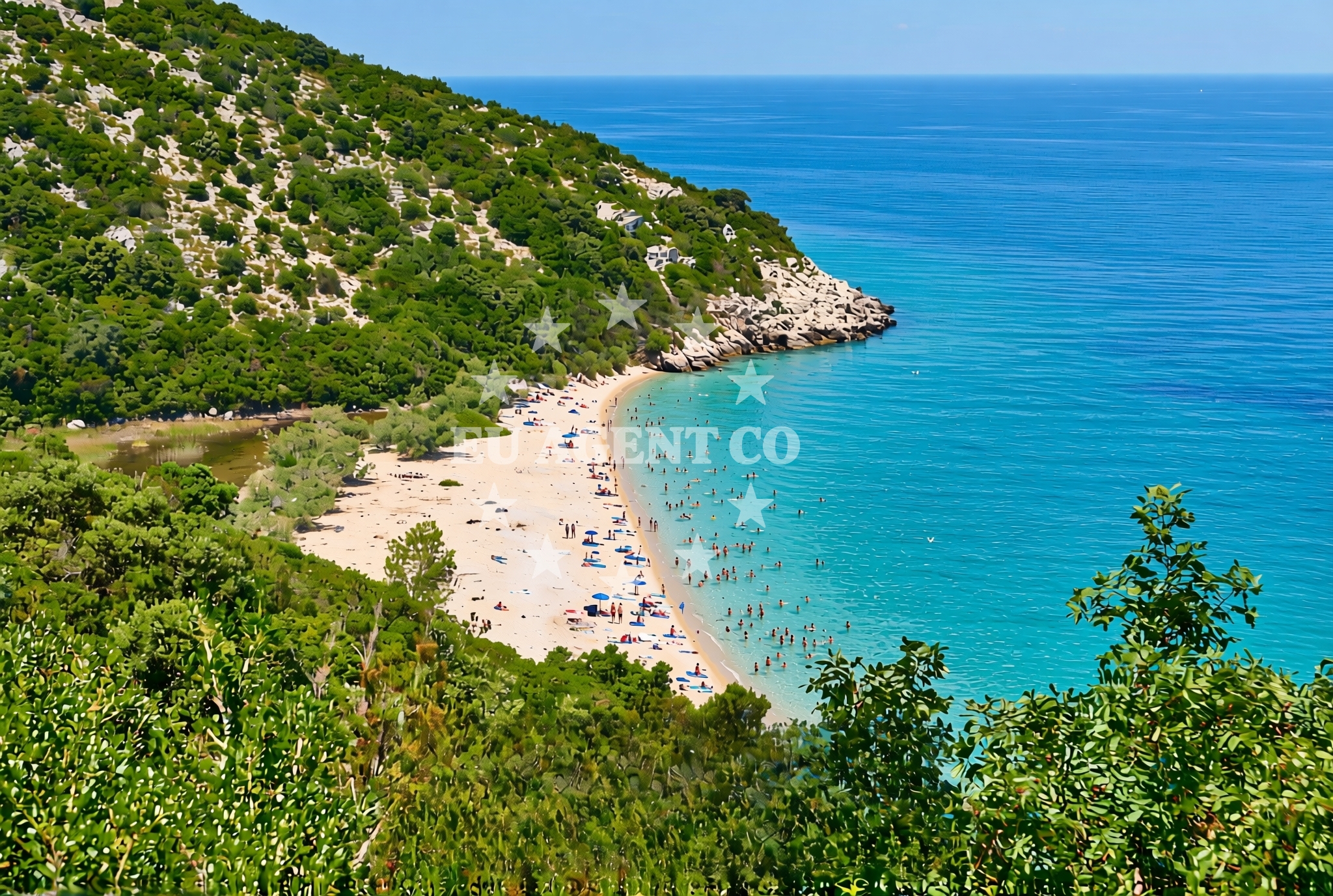 Shoreline and swimming area at Duba Pelješka: beaches and coves (6) in Duba Pelješka