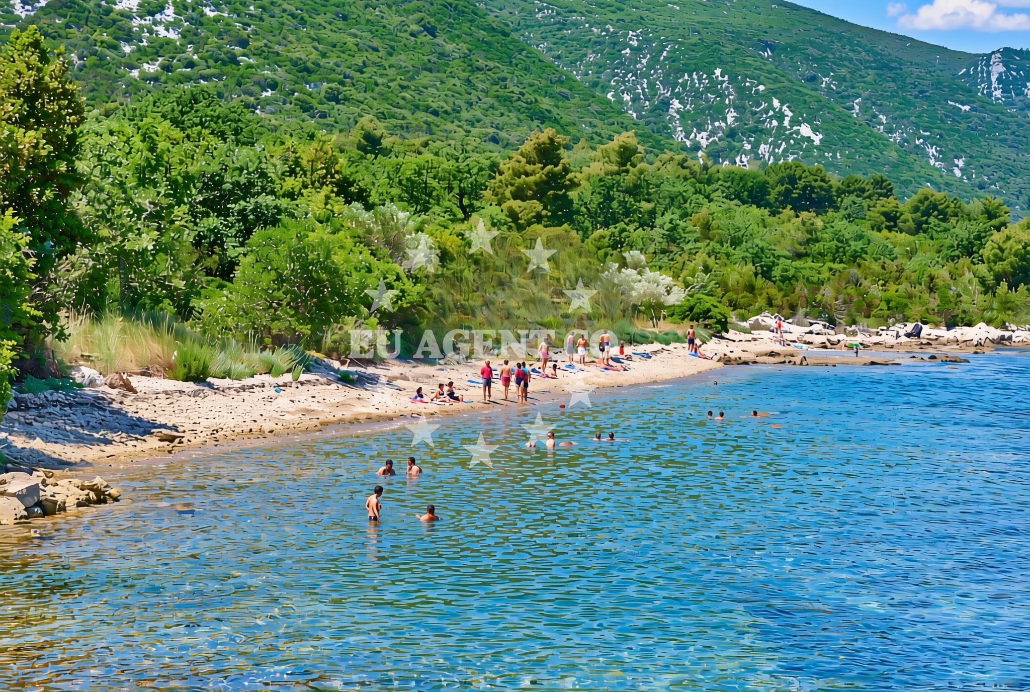 Overview of Duba Stonska zapad, Duba Stonska Beach in Duba Stonska zapad