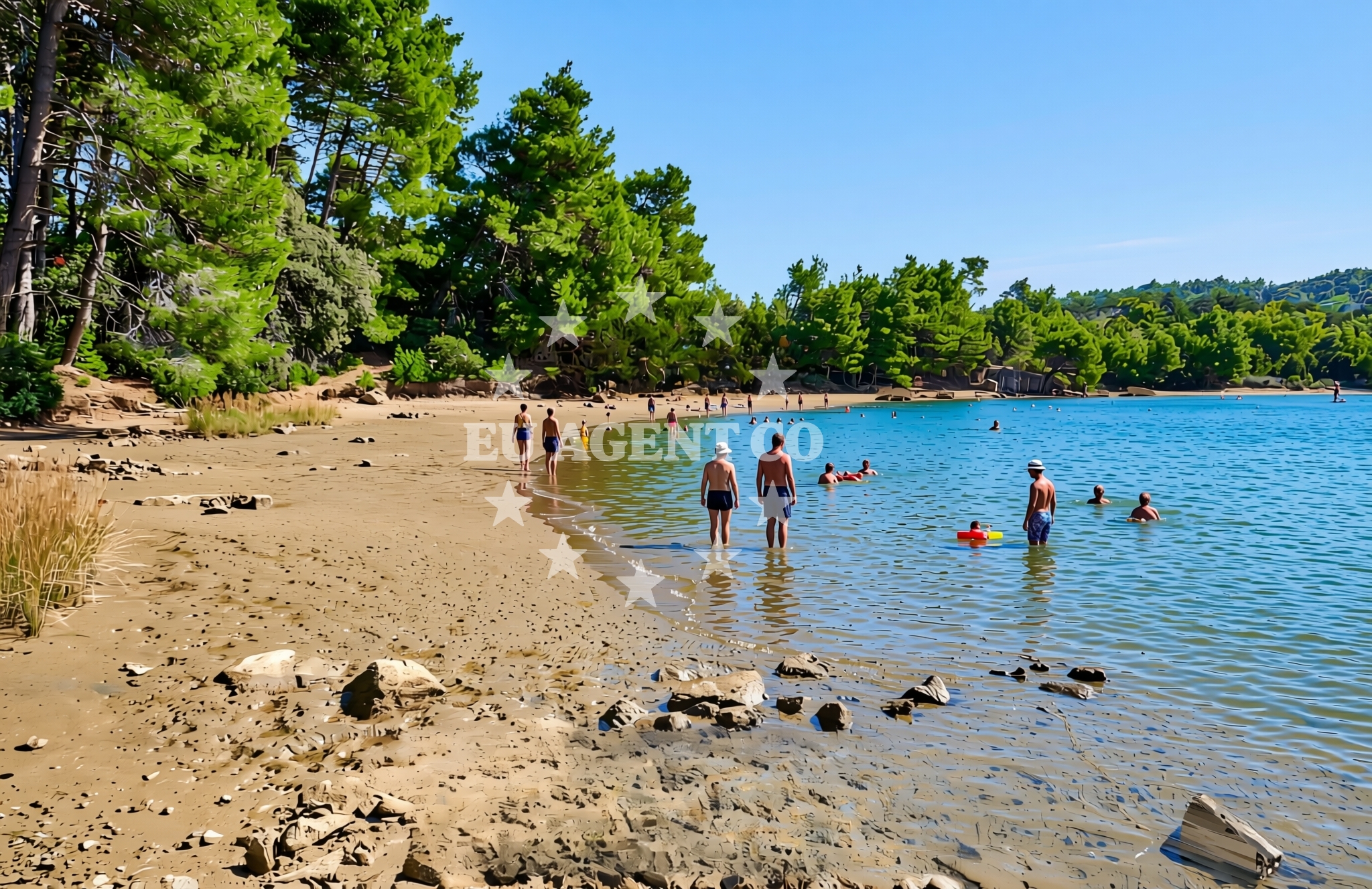Additional view of Dubac beach in Lopar 324, Lopar