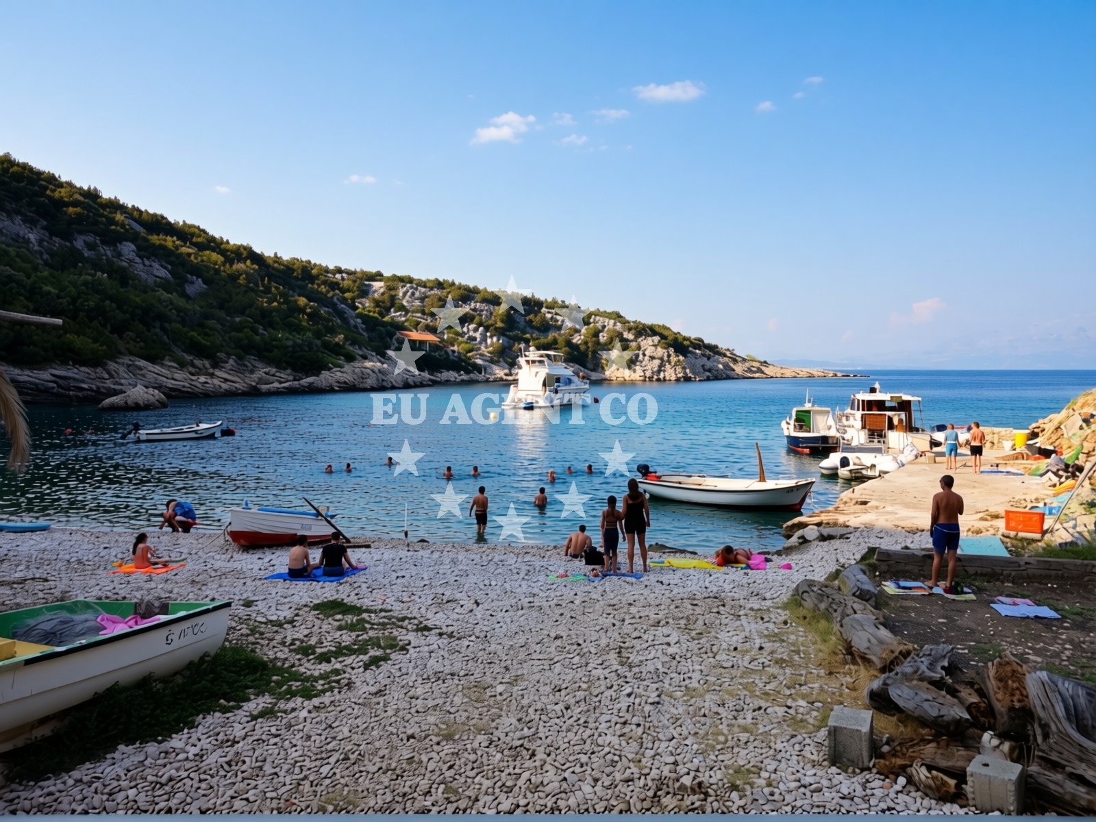 Overview of Dubac beach in Zastražišće 94, Zastražišće