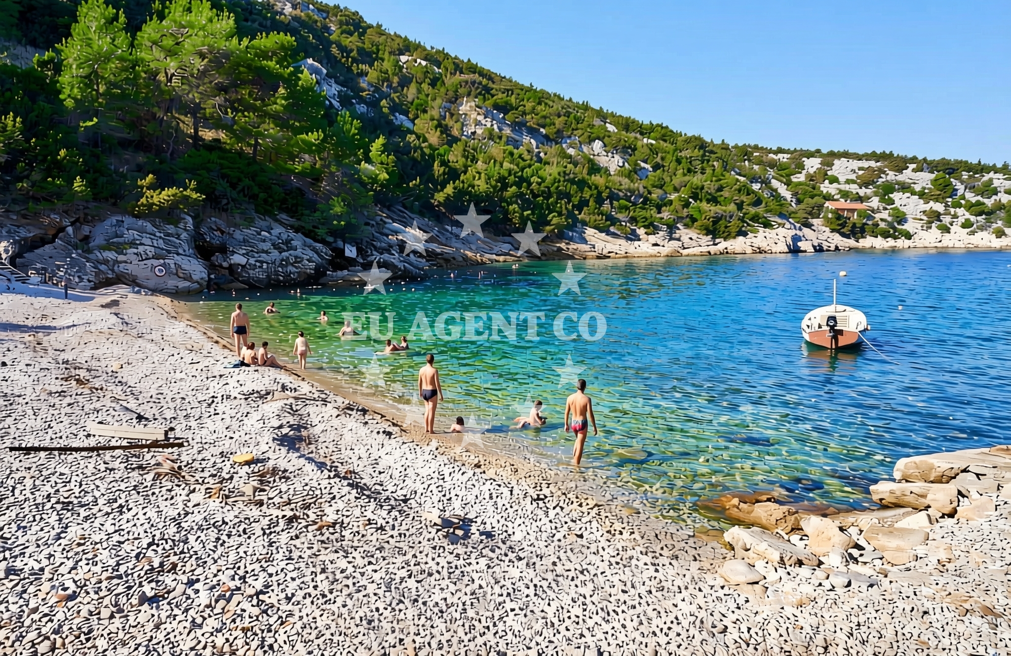 Additional view of Dubac beach in Zastražišće 94, Zastražišće