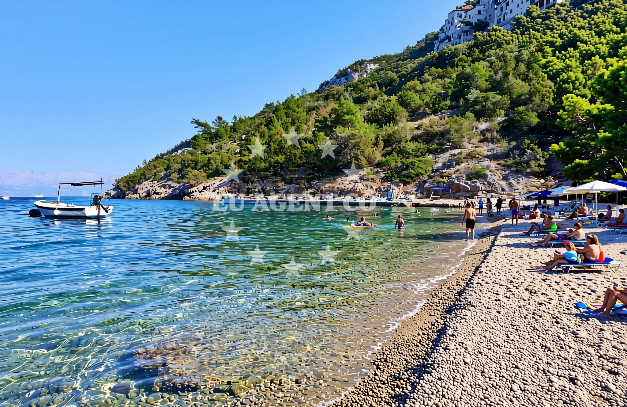 Additional view of Dubac beach in Zastražišće 94, Zastražišće
