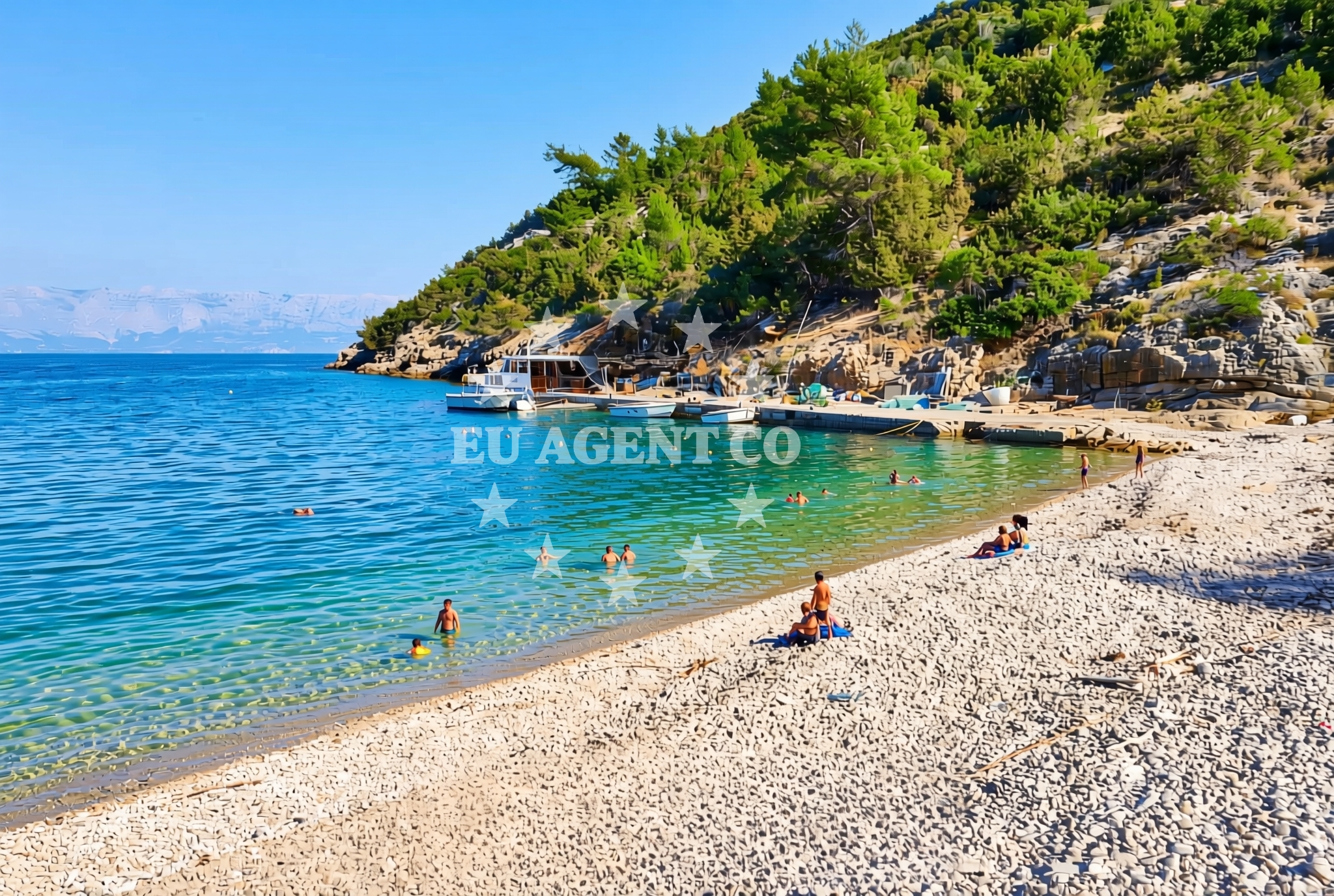 Additional view of Dubac beach in Zastražišće 94, Zastražišće