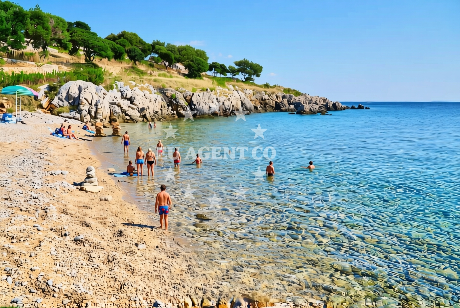 Additional view of Dubac Beach in Dubac, Murve 4, Novalja