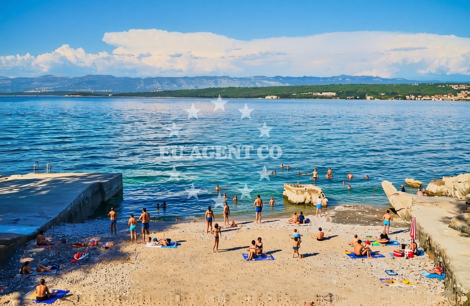 Additional view of Dubanjak, Vantačići (Krk) Beach in Dubanjak