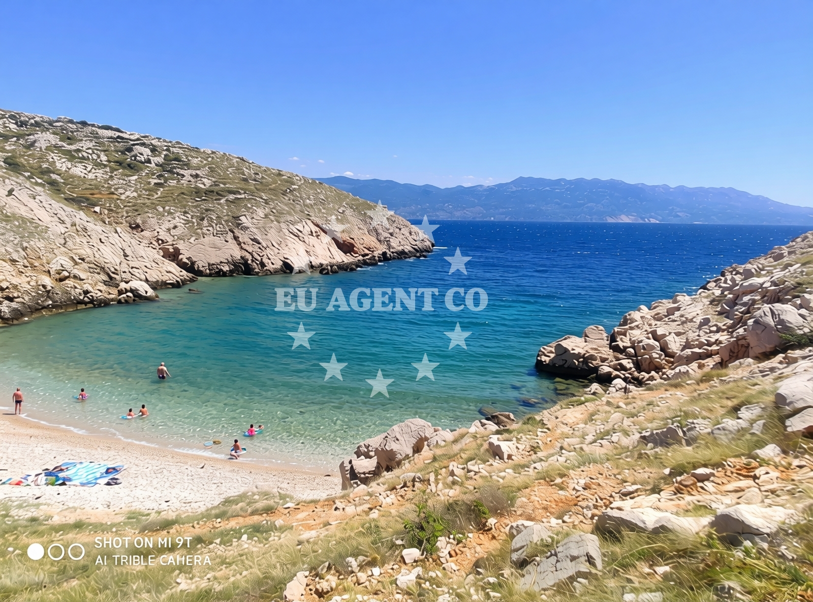 Additional view of Dubna beach in Kricin 5c, Baška