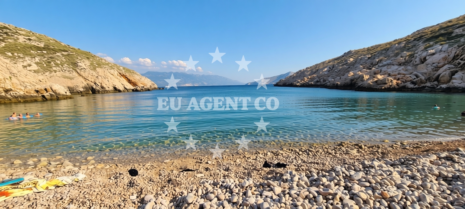 Additional view of Dubna beach in Kricin 5c, Baška