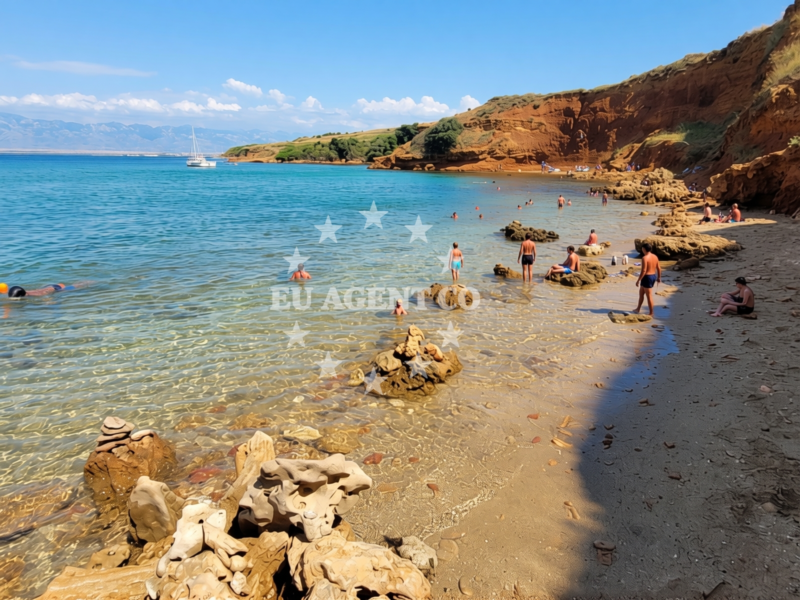 Additional view of Duboka Draga Beach in Ulica Radnjača I, Vir