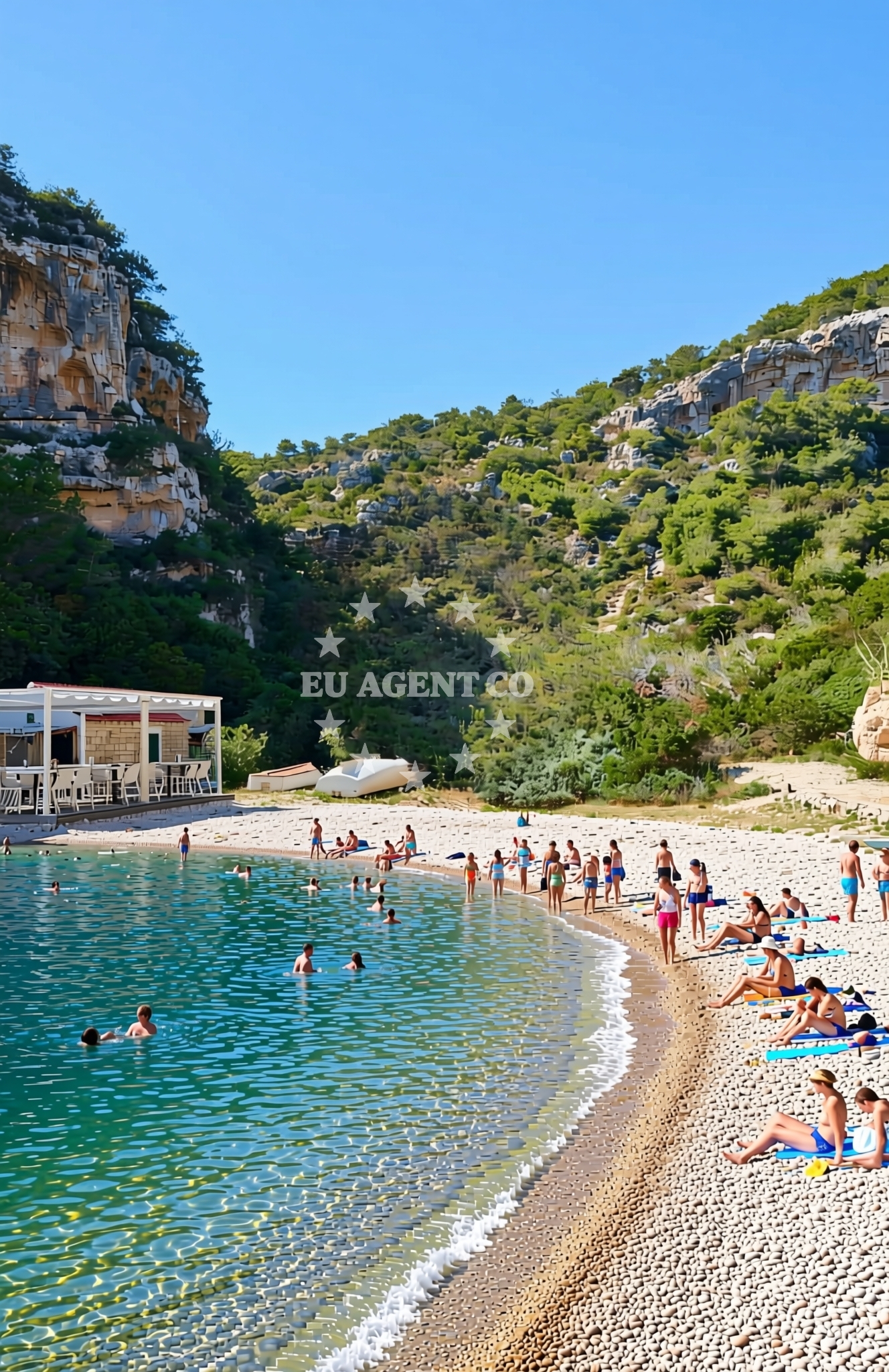Additional view of Duboka (Komiža) (Vis): beaches and coves in Duboka (Komiža) (Vis)