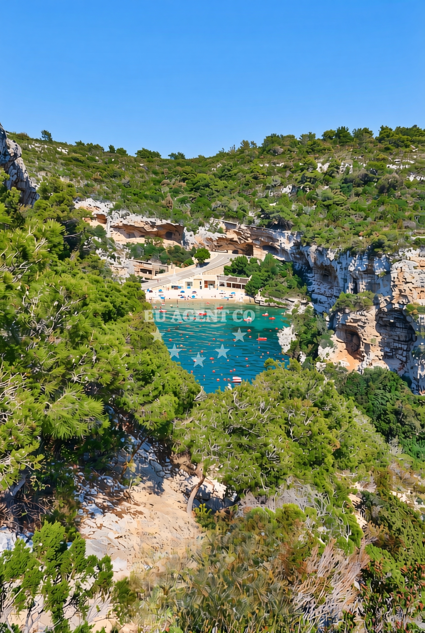 Additional view of Duboka (Komiža) (Vis): beaches and coves in Duboka (Komiža) (Vis)