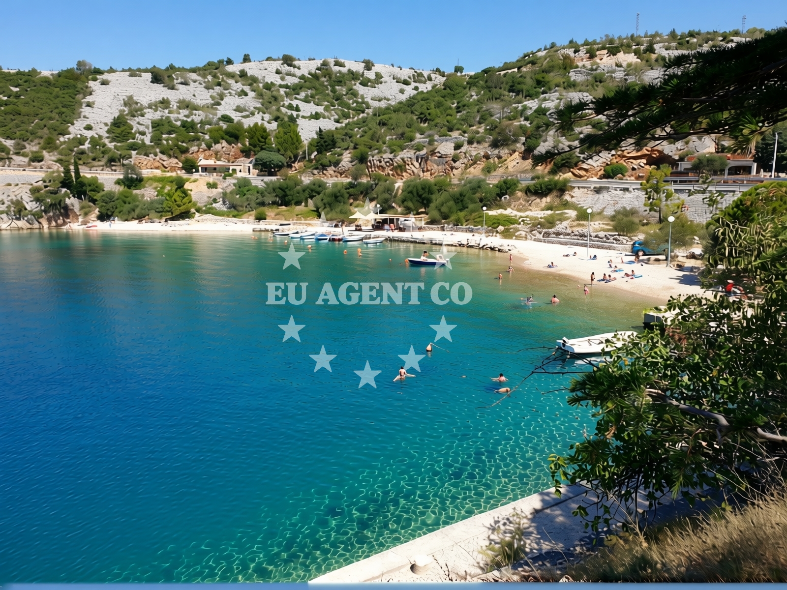 Sea and coastal view of Duboka Kruscica in Duboka Kruscica 4a, (( Krušćica ))