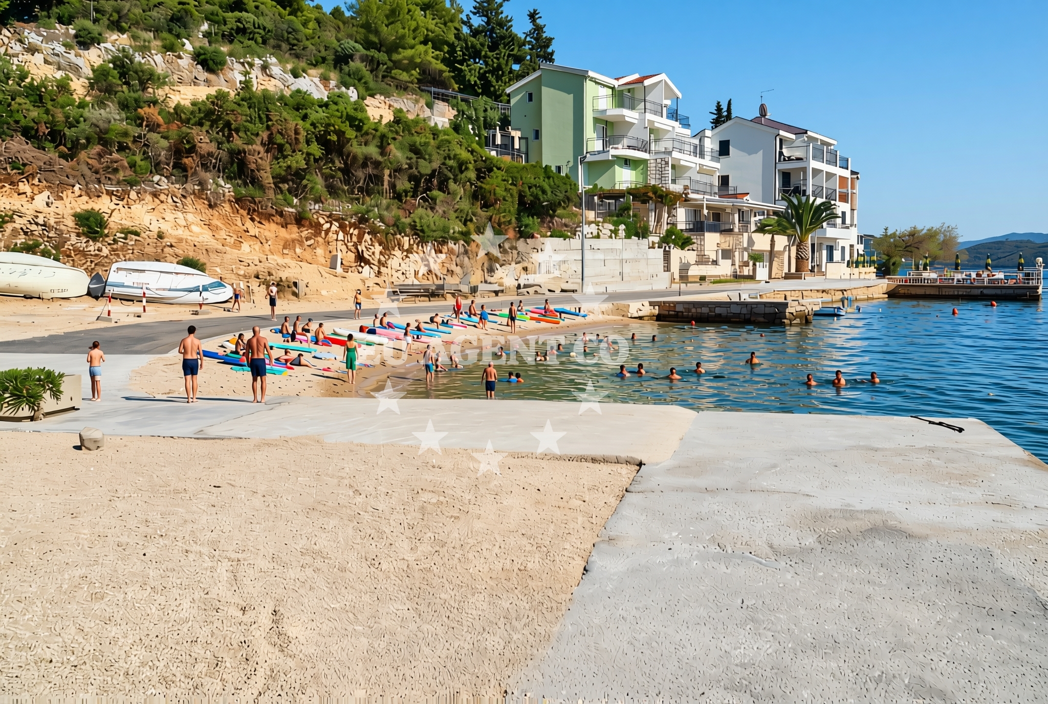 Sea and coastal view of Duboka (Slivno): beaches and coves (3) in Duboka (Slivno)