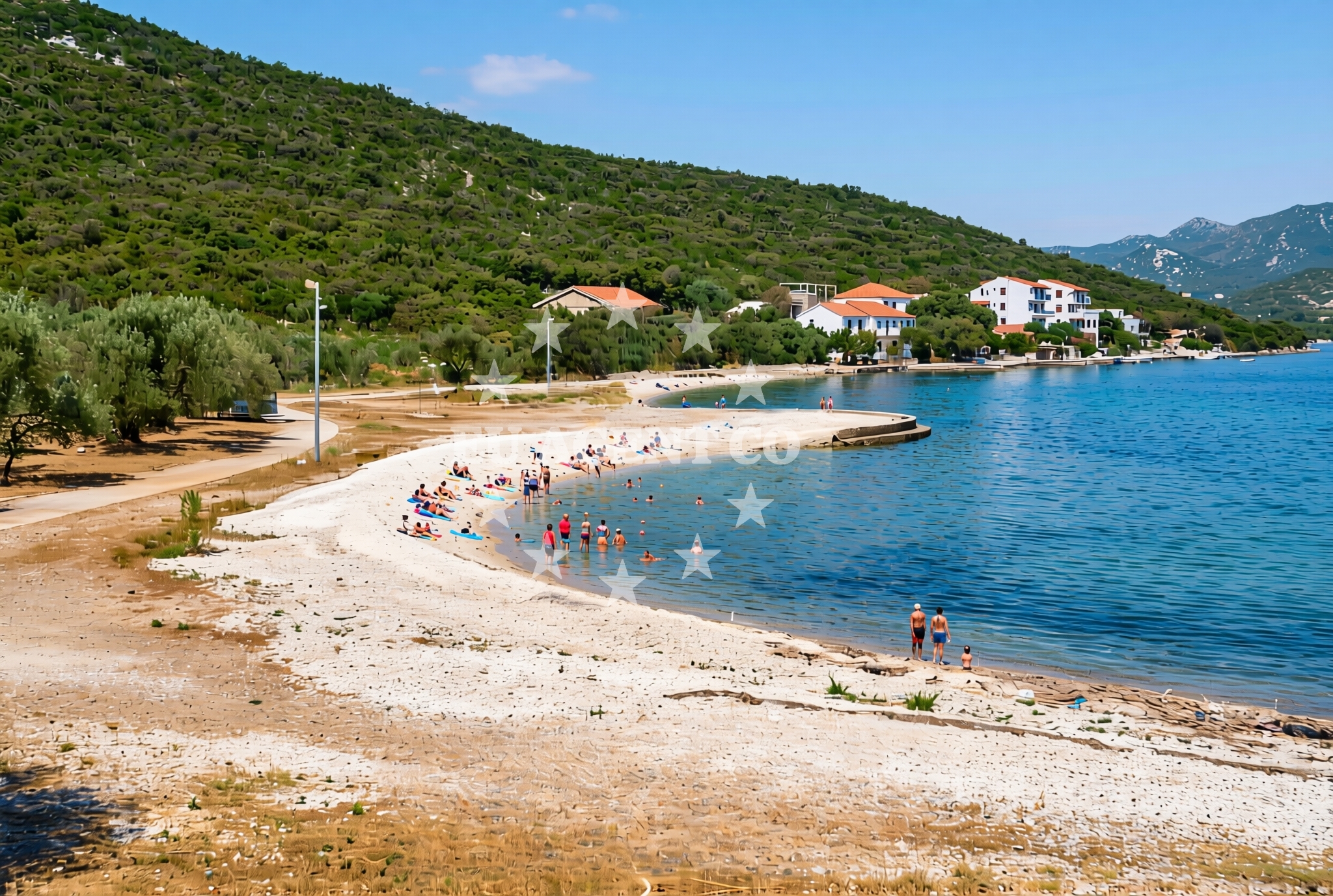 Overview of Dubrava (Ston): beaches and coves (3) in Dubrava (Ston)