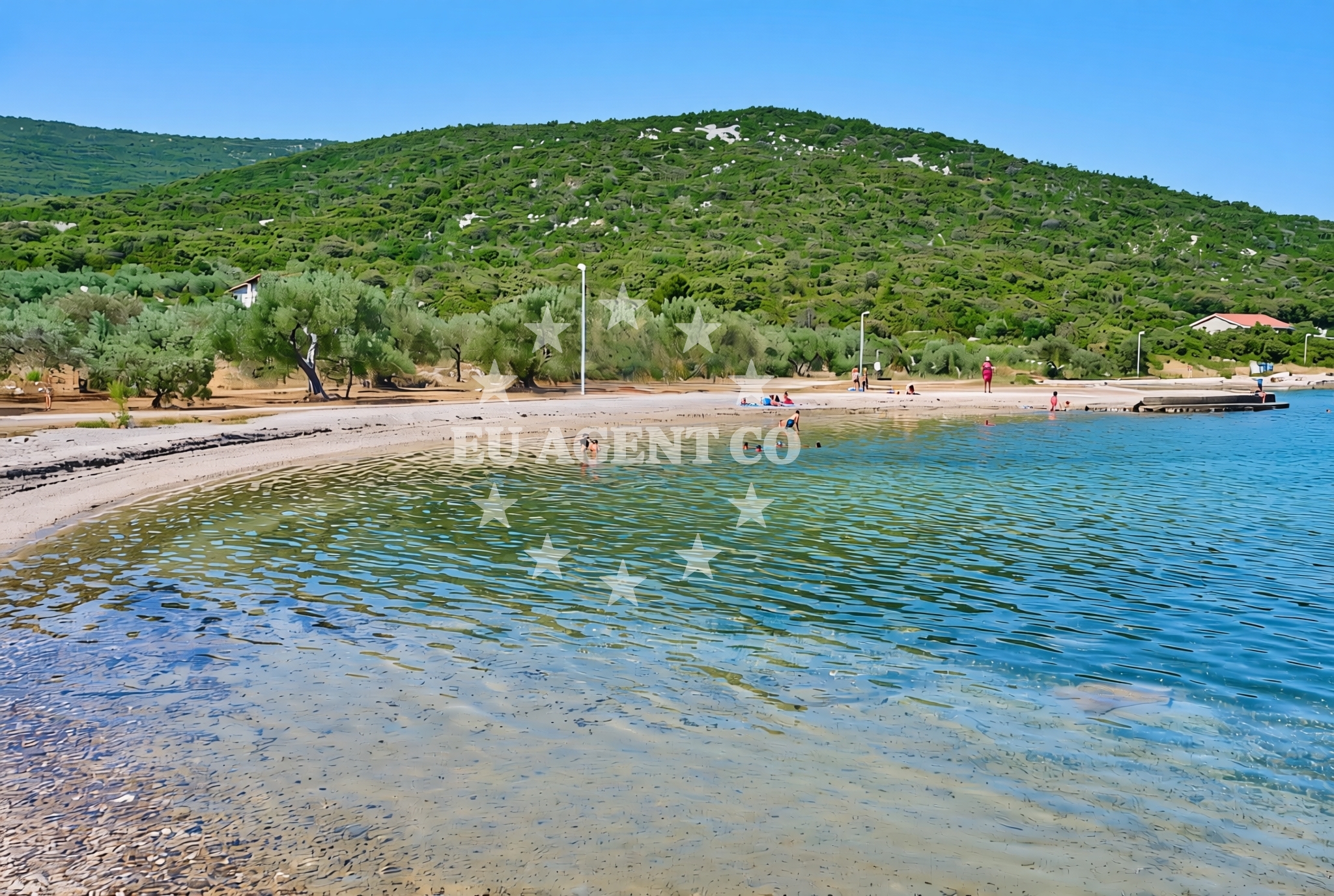 Sea and coastal view of Dubrava (Ston): beaches and coves (3) in Dubrava (Ston)